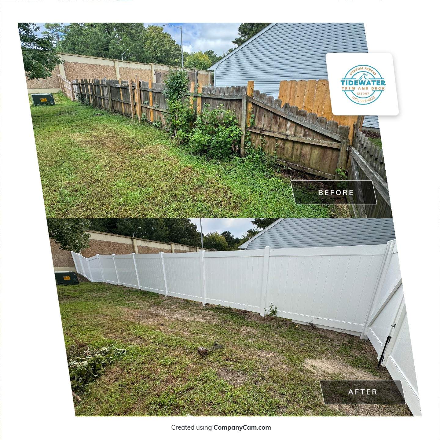 The Smart Choice in Fencing by Tidewater Fence
