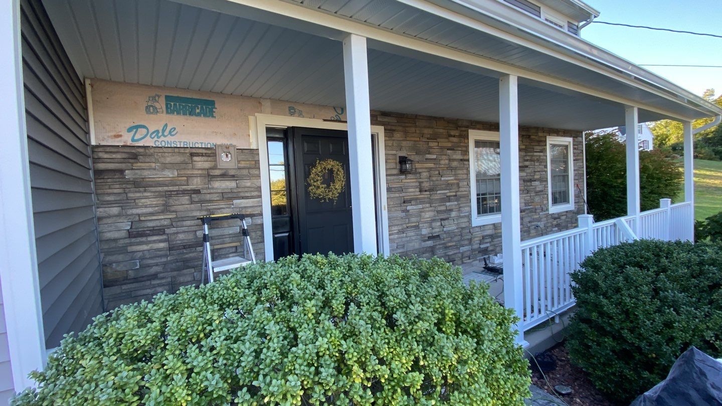 Siding Installation using Certainteed Monogram Charcoal gray and Owens Corning Versetta Stone Sterling by A Plus Exterior