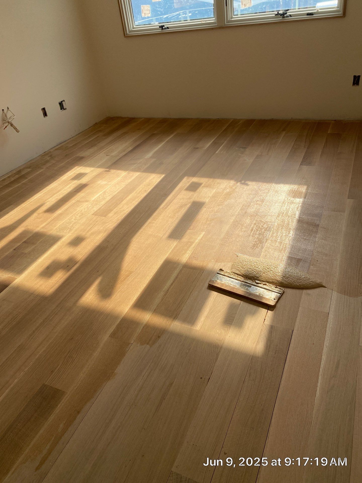 This project has it all!!!! Custom Flooring, Leveling Service, Custom Stair parts and pieces, risers, blue pad cover - all inclusive service from RTB! by RTBaldwin Hardwood Floors