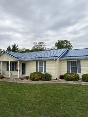 M Panel Metal Roofing - Gallery Blue by Hoel Roofing & Remodeling
