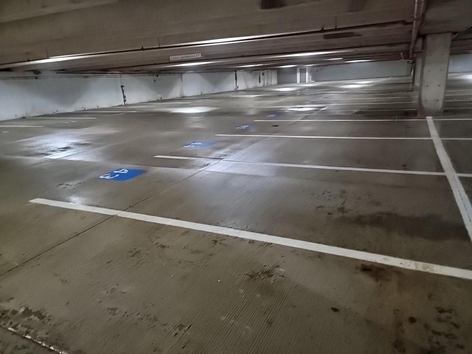 Downers Grove, Parking garage by Northern Power Washing LLC.