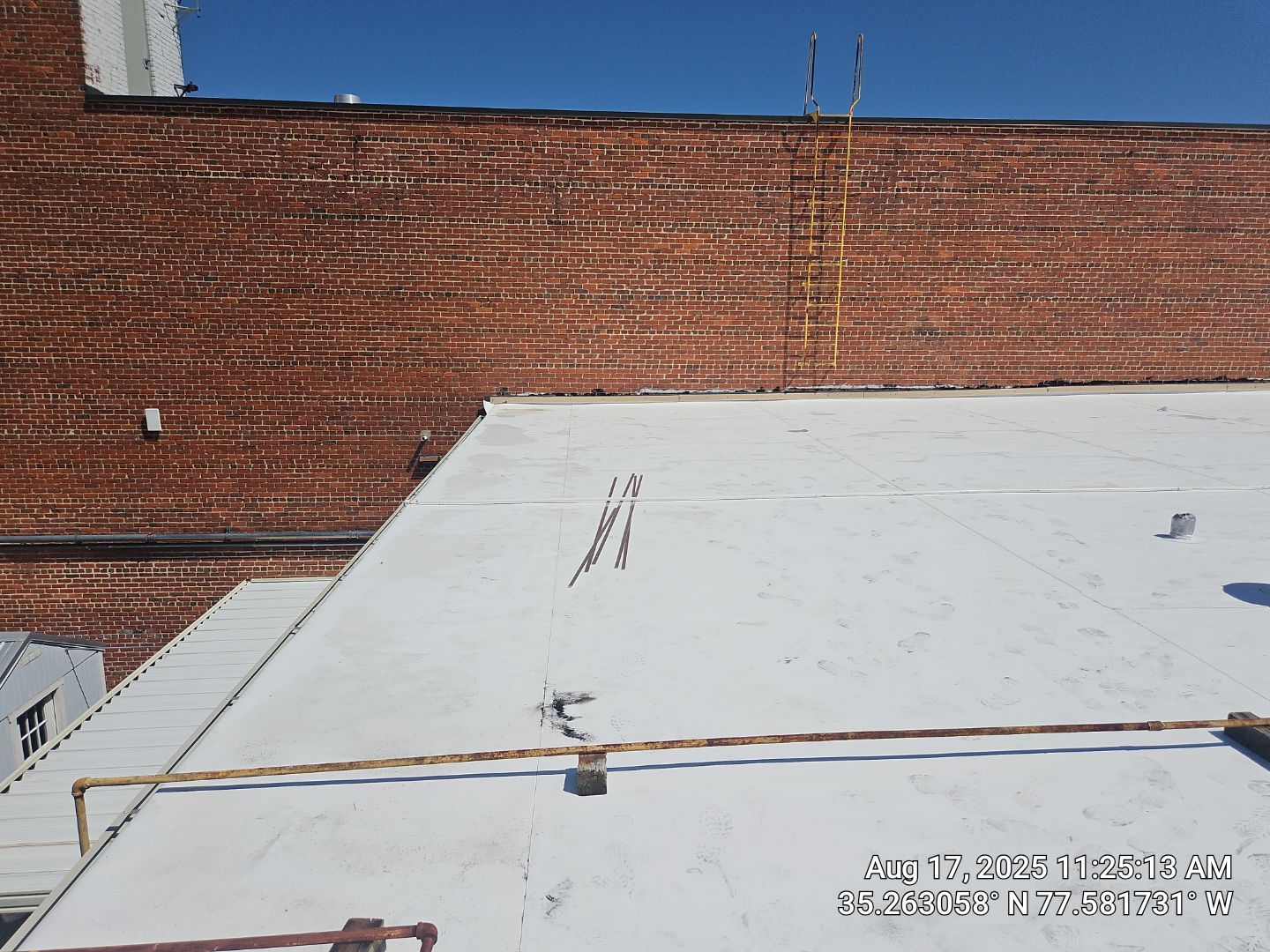 Project in Kinston by Roofing Solutions