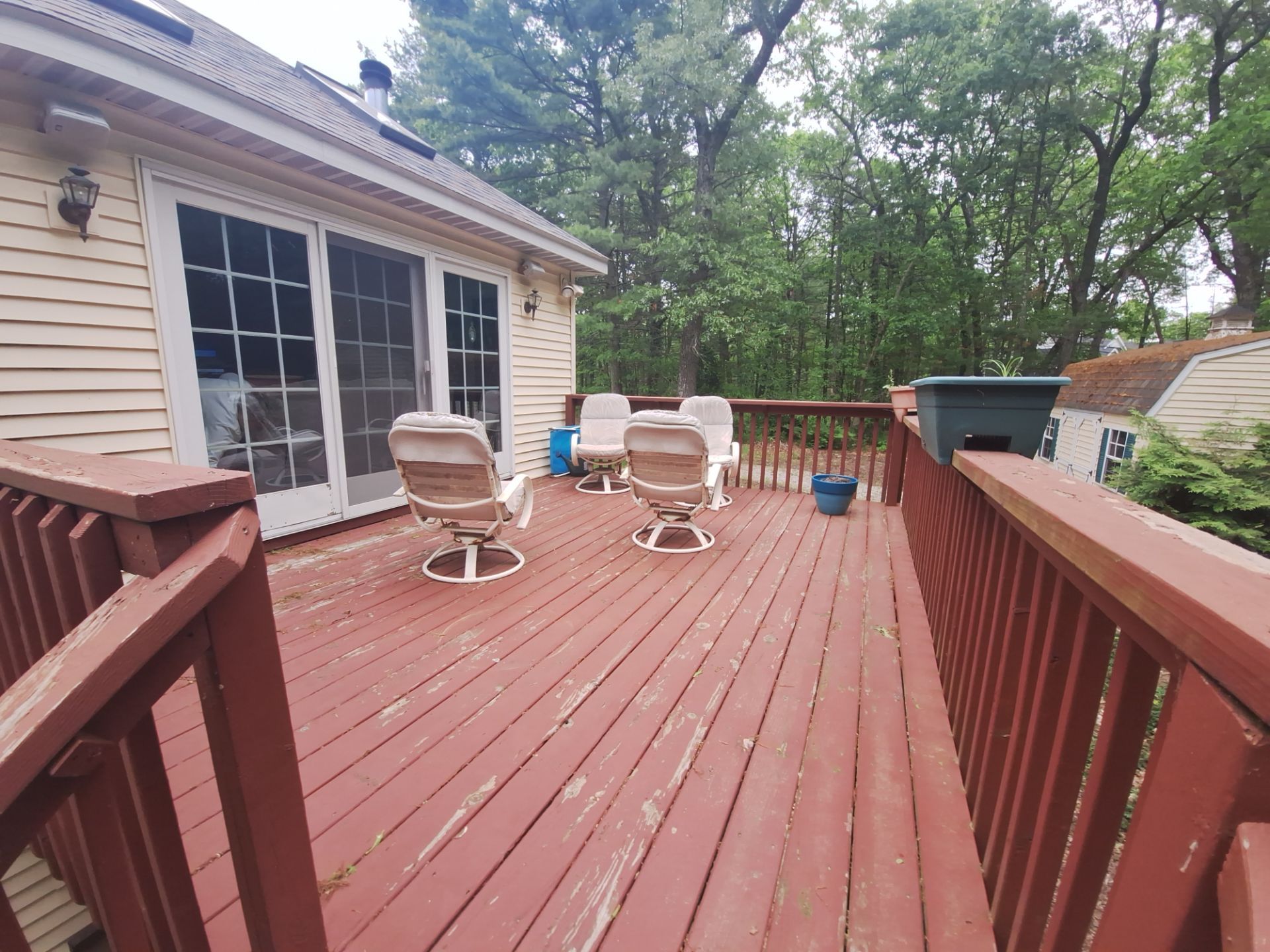 Deck color match and Re-stain!  by Gordon Painting