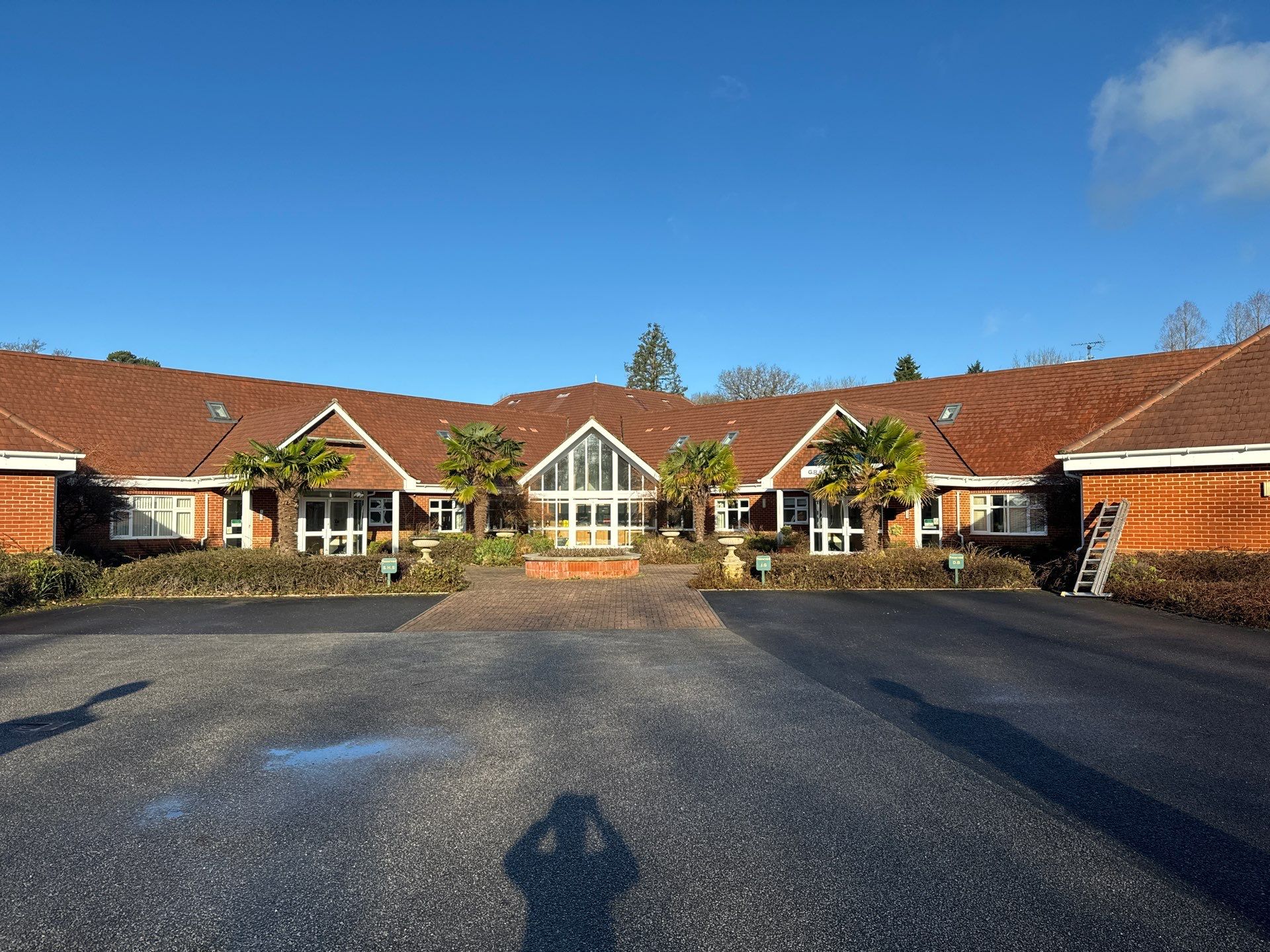 Large Care Home Roof Clean using Mosmatic FSC and Biocide by Ges Exterior Cleaning ltd