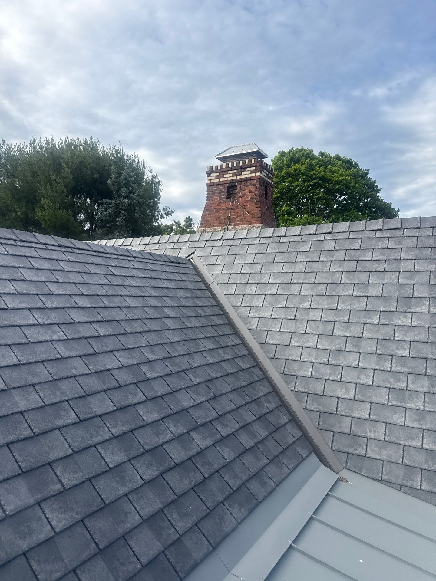 DaVinci Slate, Copper & Cedar Impressions - Private Residence by Rinaldi Brothers