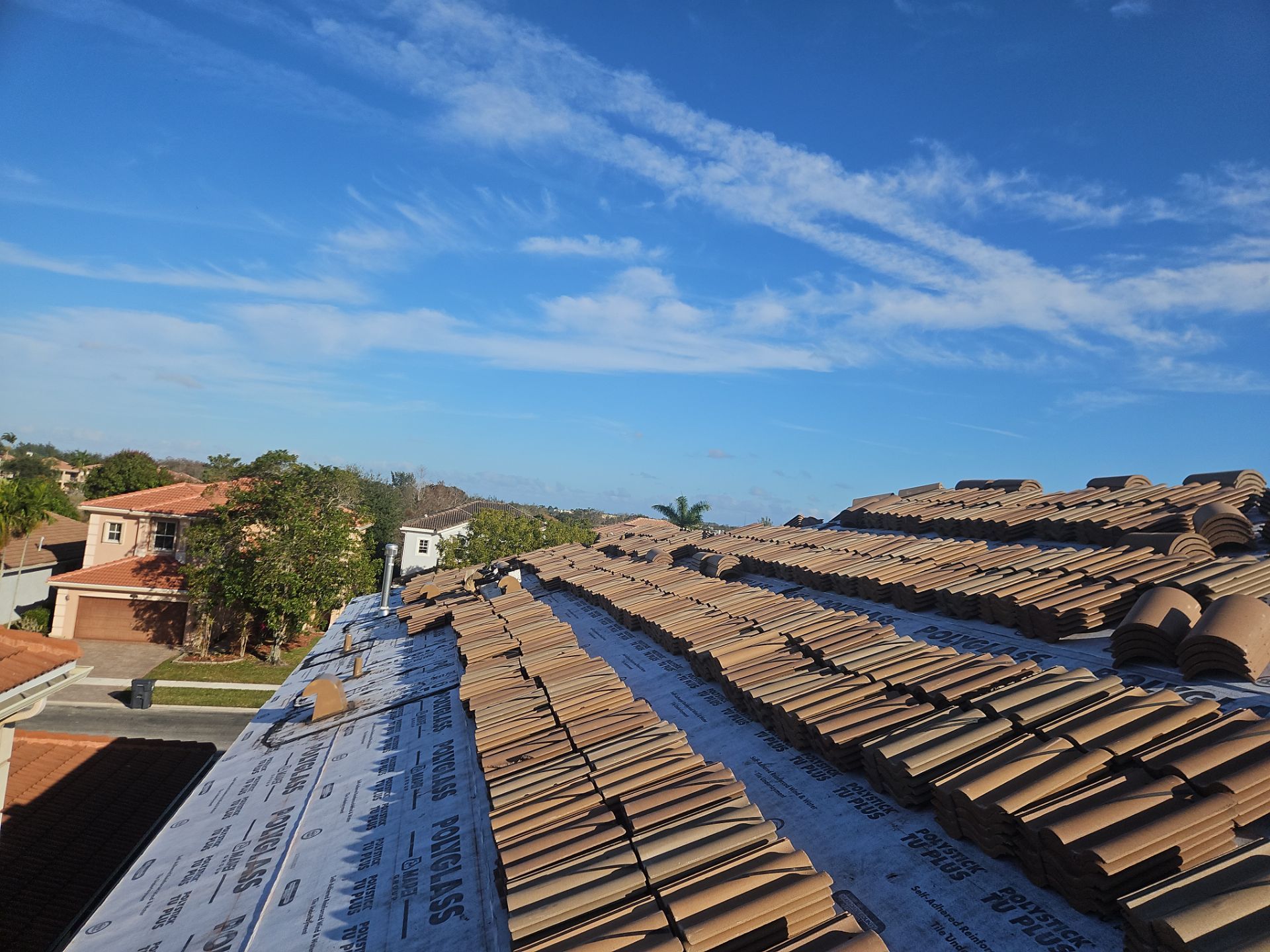 Residential Roofing Installation using WestLake Roofing Tile by BLUES BROTHERS ROOFING