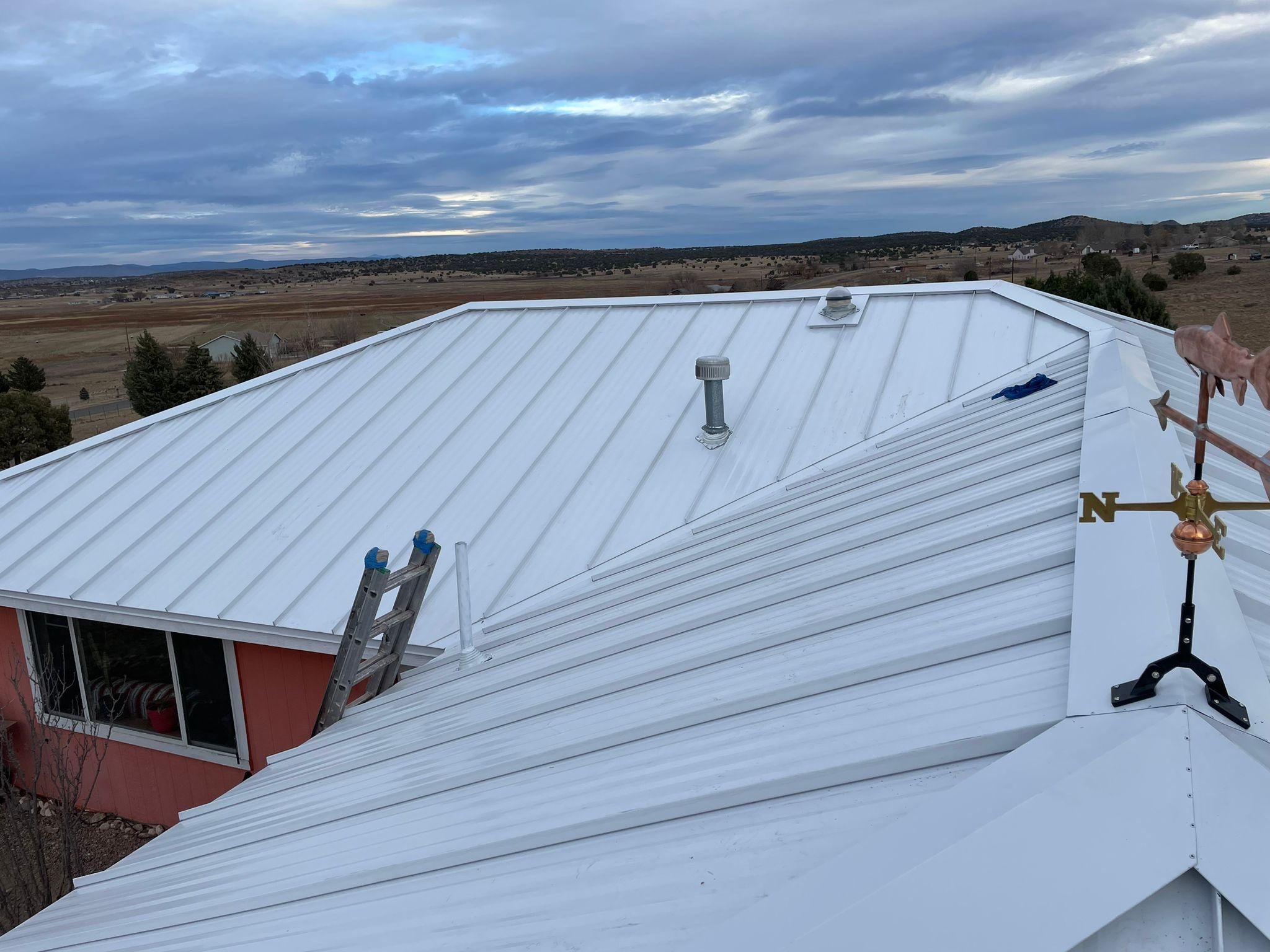 Arctic White Standing Seam by Reimagine Roofing