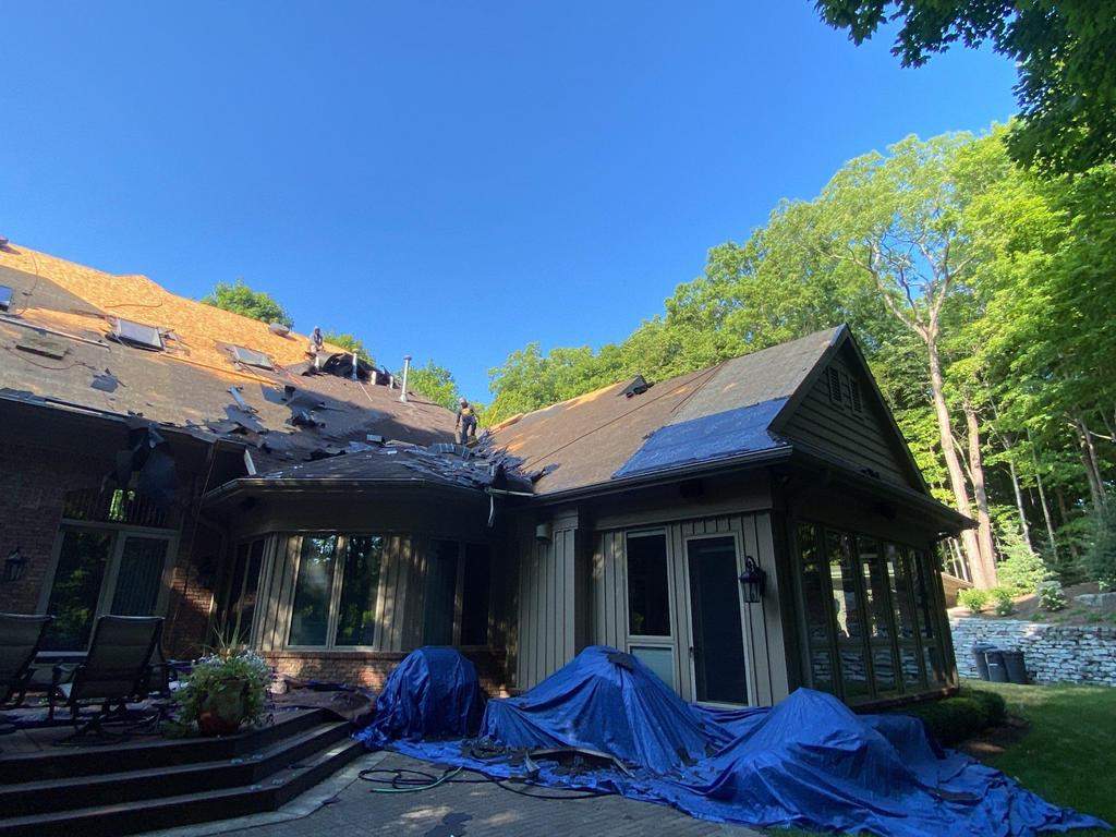 Residential Roofing Installation using GAF Timberline HDZ Barkwood by Nitro Roofing and Construction