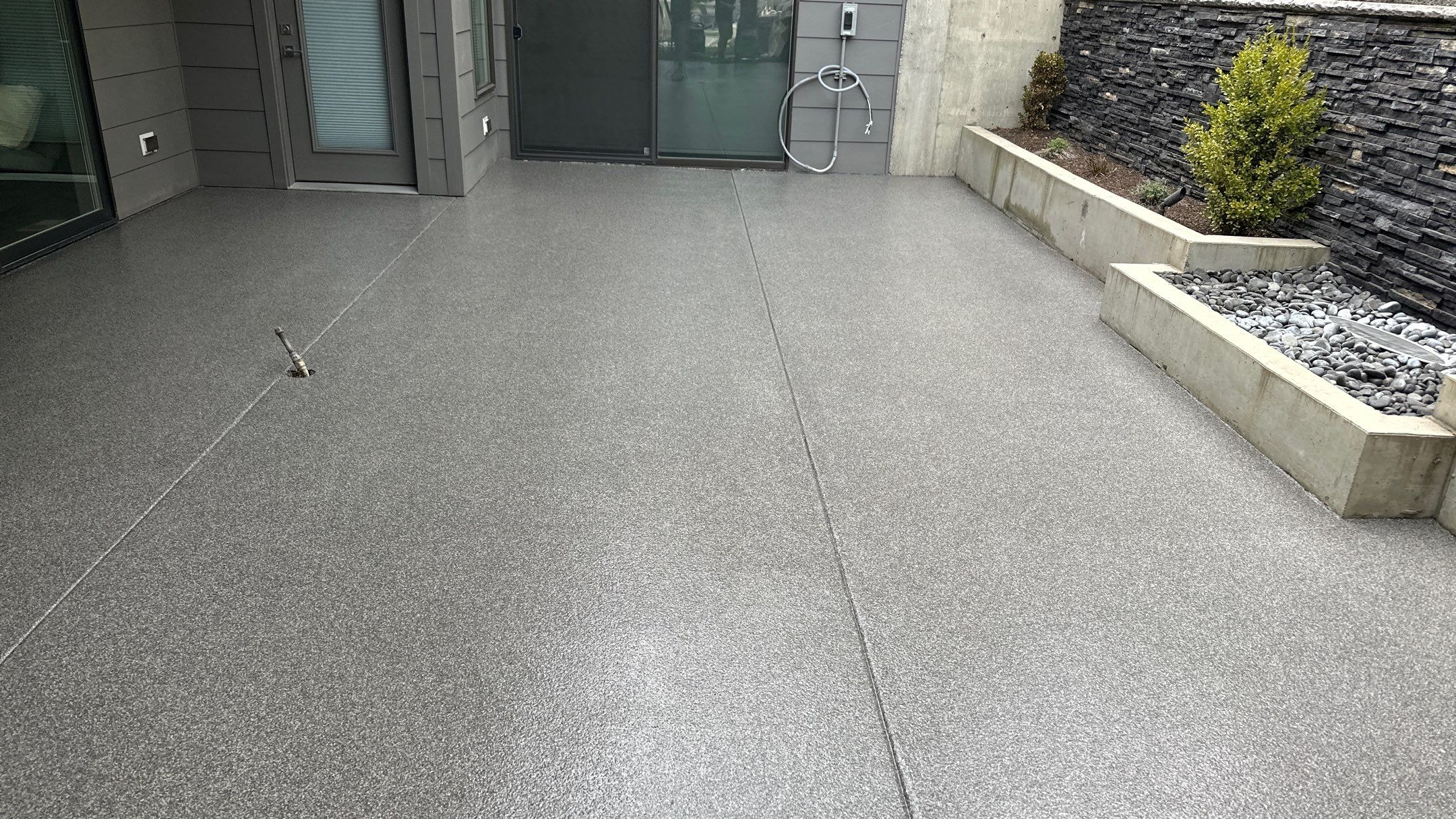 Patio Transformation using Greystone 1/8" by Croc Coatings, LLC
