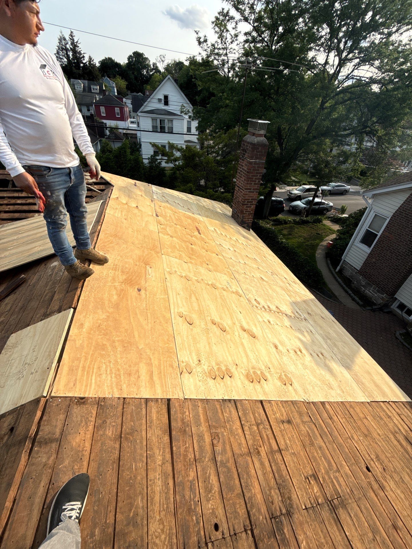 Project in Mt Vernon by The Energy Efficient Roofer & George's Seamless Gutters