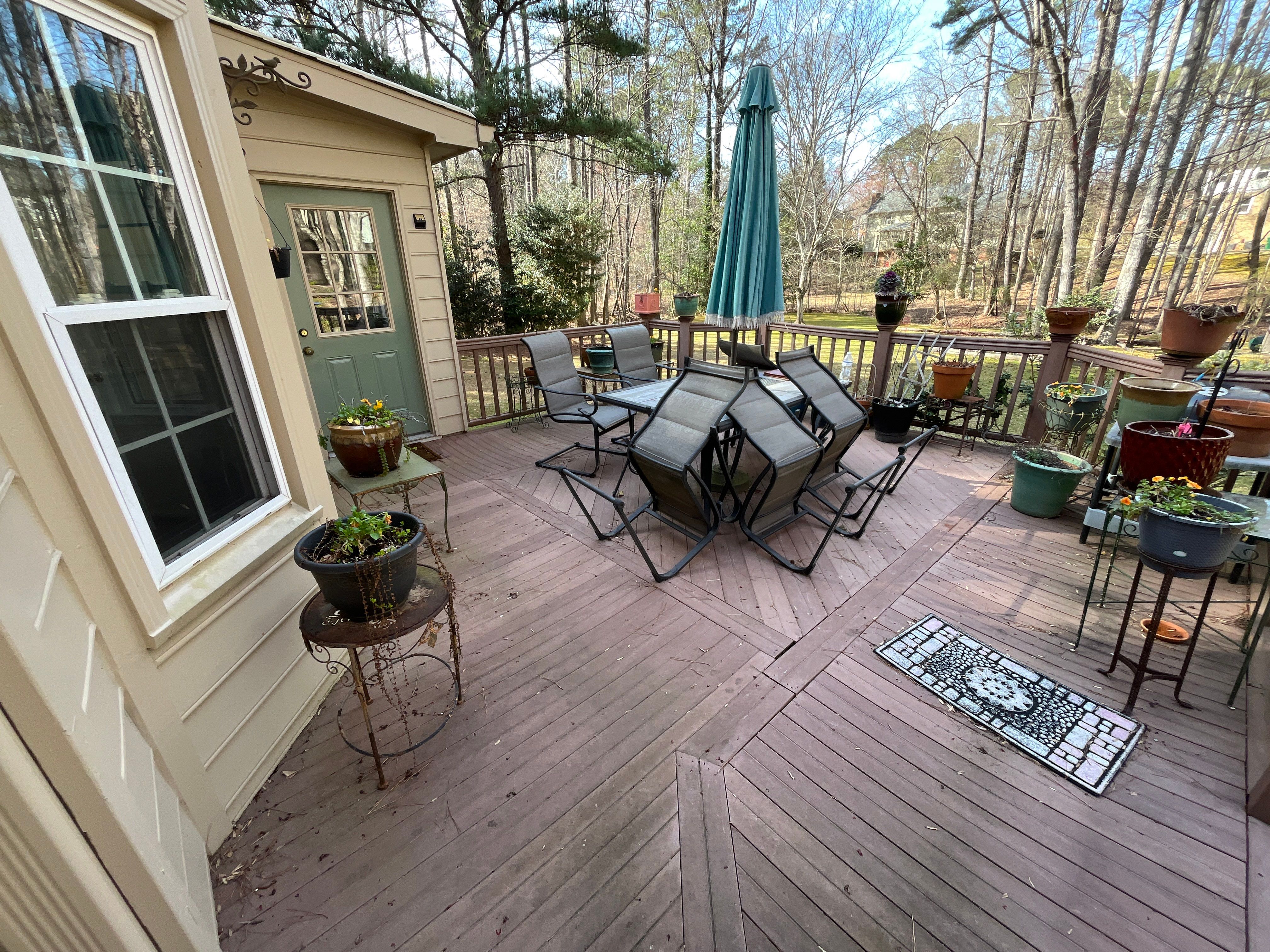 Deck Installation using Pressure Treated Pine in Peachtree Corners, GA by Nelson Exteriors 