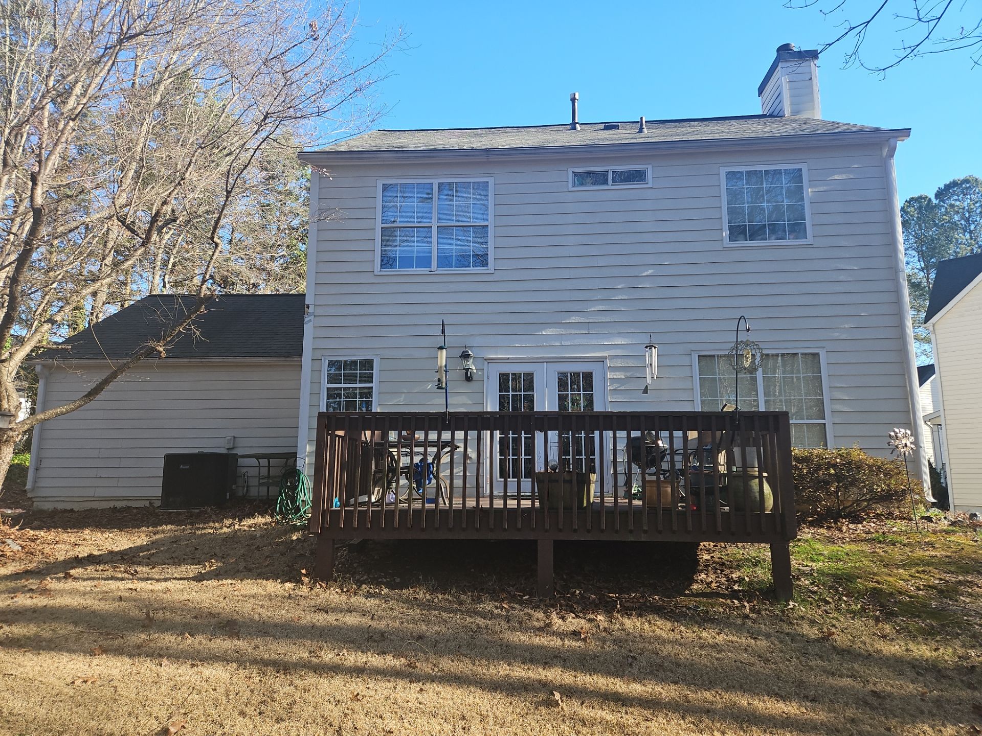 Siding and Rotten Wood Replacement, Deck Stain, and Exterior Painting in Kennesaw, GA by Nelson Exteriors