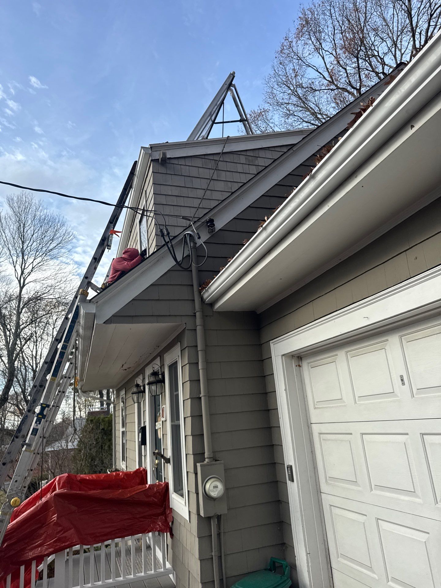 Lexington Complete EPDM Roof with Dormer Cedar Shake & Trim Restoration by Mighty Dog Roofing of Greater Middlesex County