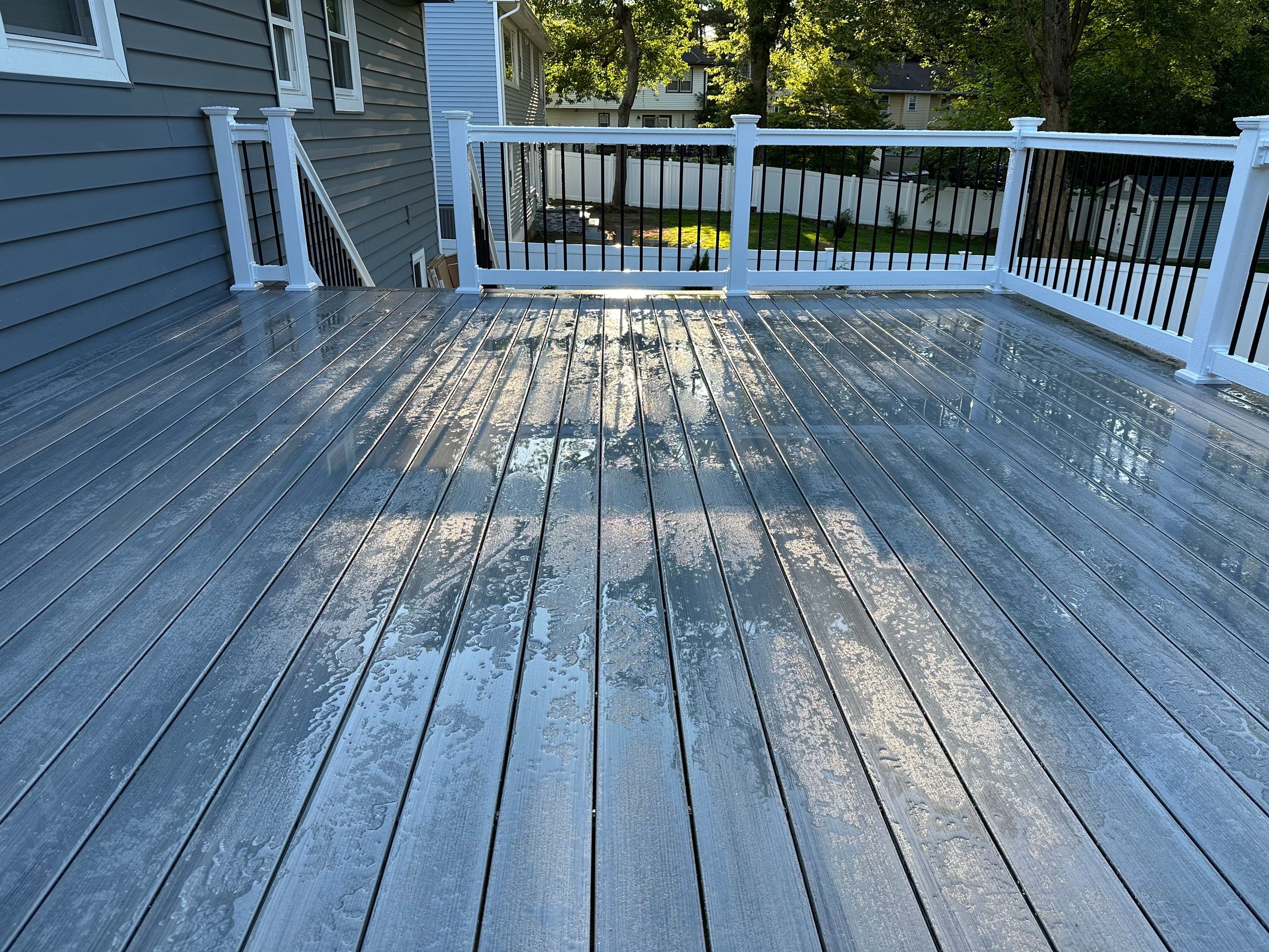 New deck in Westwood NJ by deck guardian