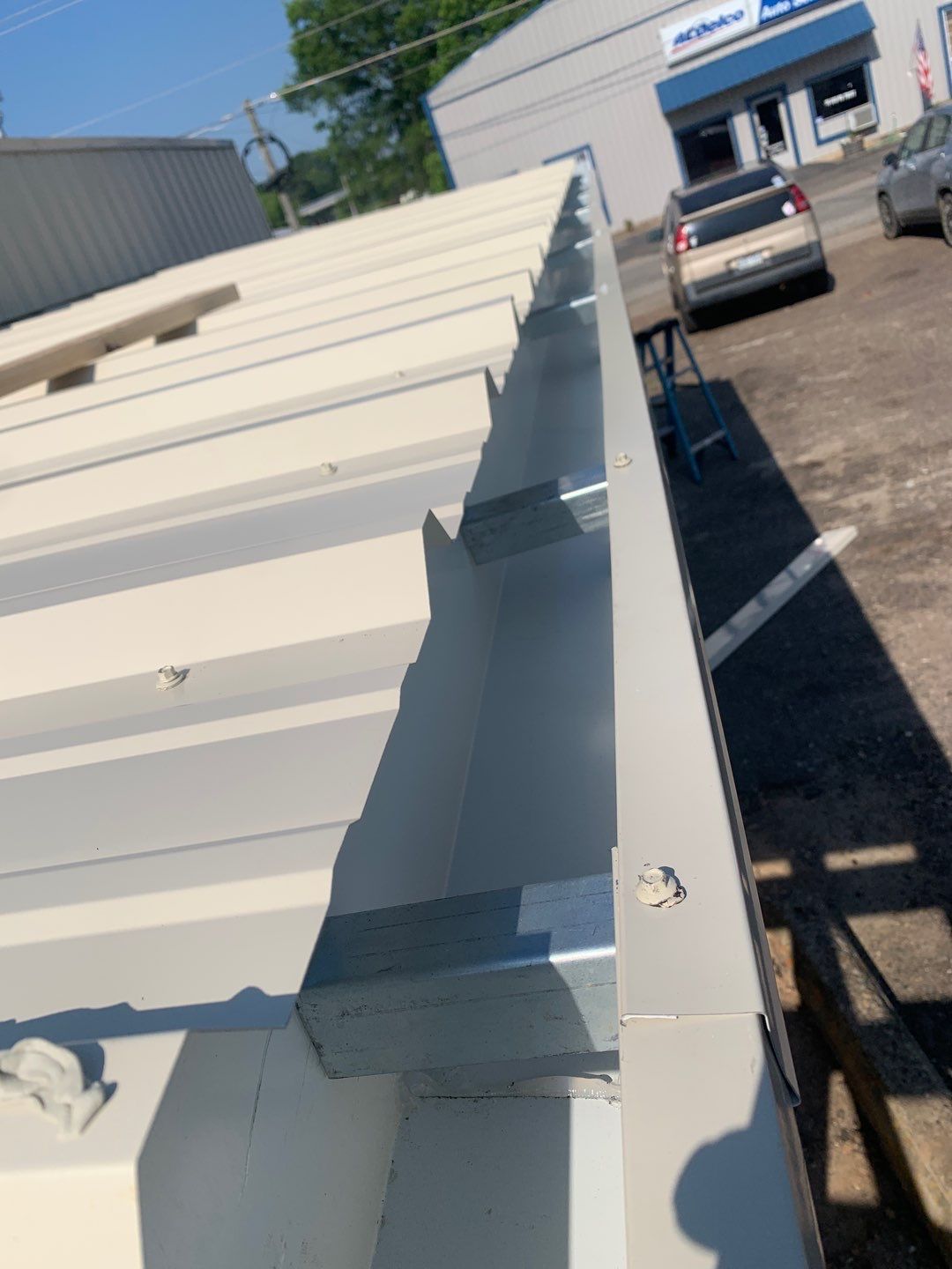 Store Building in Hope by Hostetler Roofing