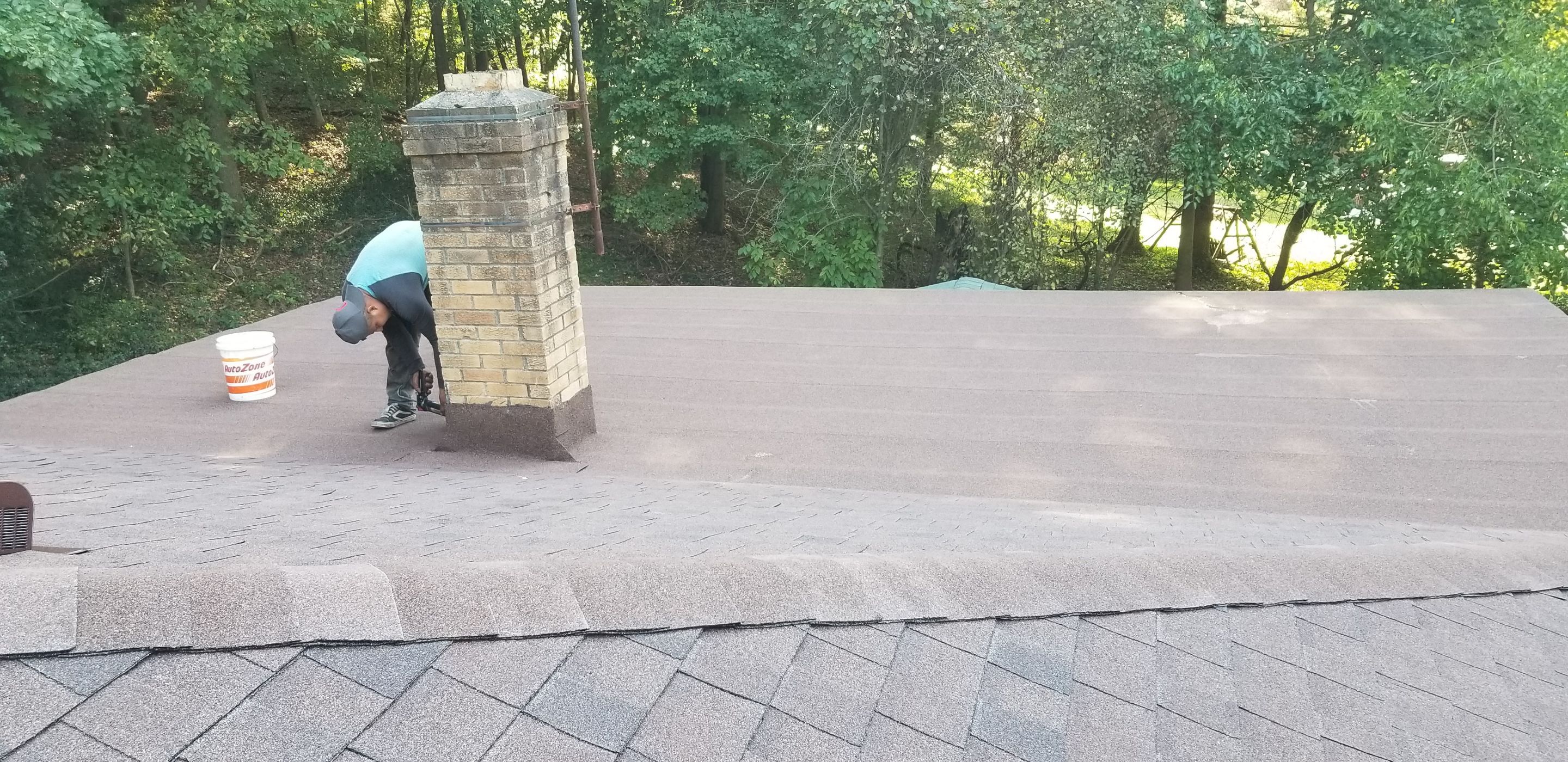 Atlas Pinnacle Pristine Scotchgard: Hickory Drip Edge: Musket brown by Eagle Eye Roofing