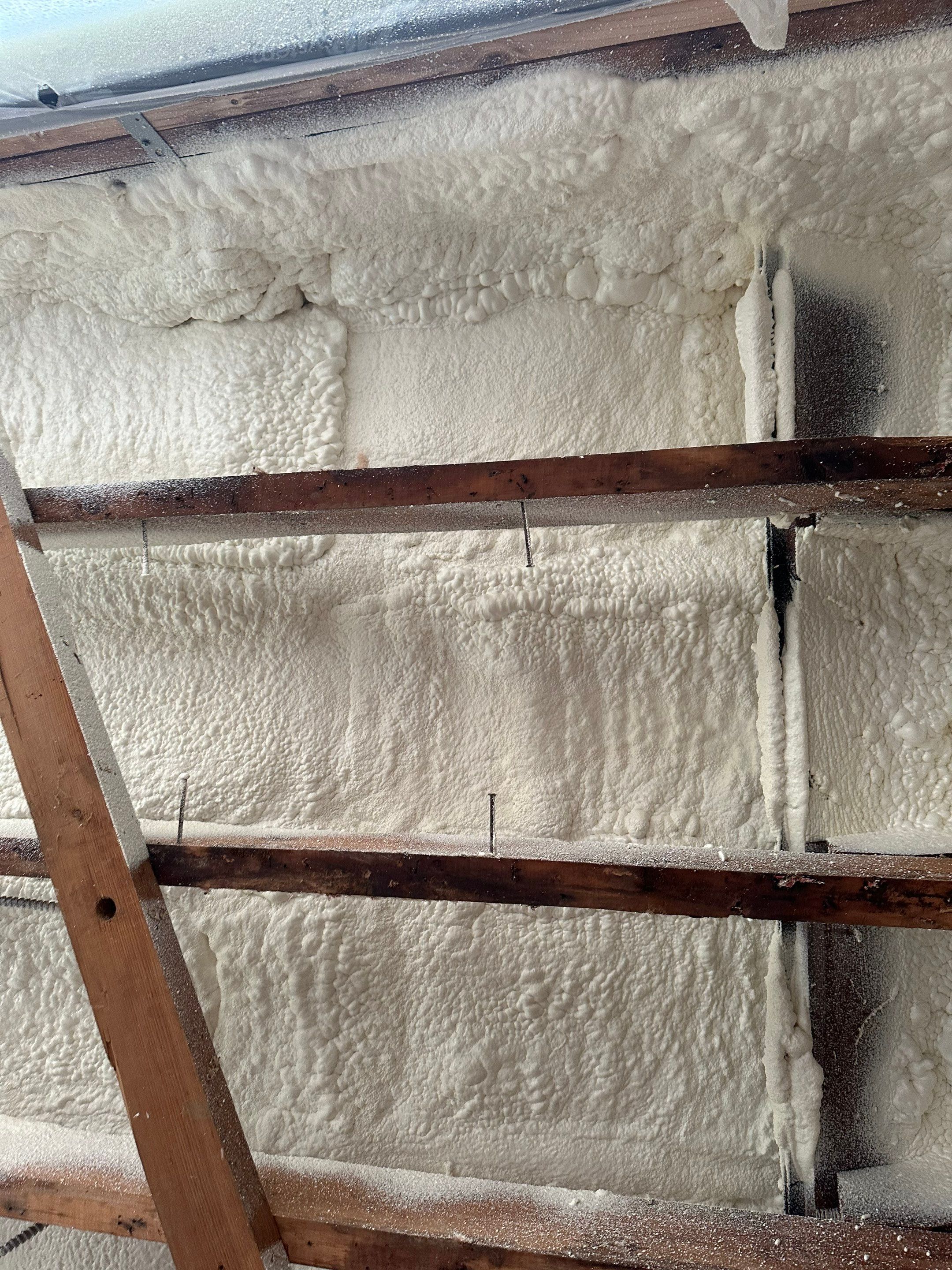 Attic Insulation using Closed Cell Spray Foam by NYS Foam & Energy