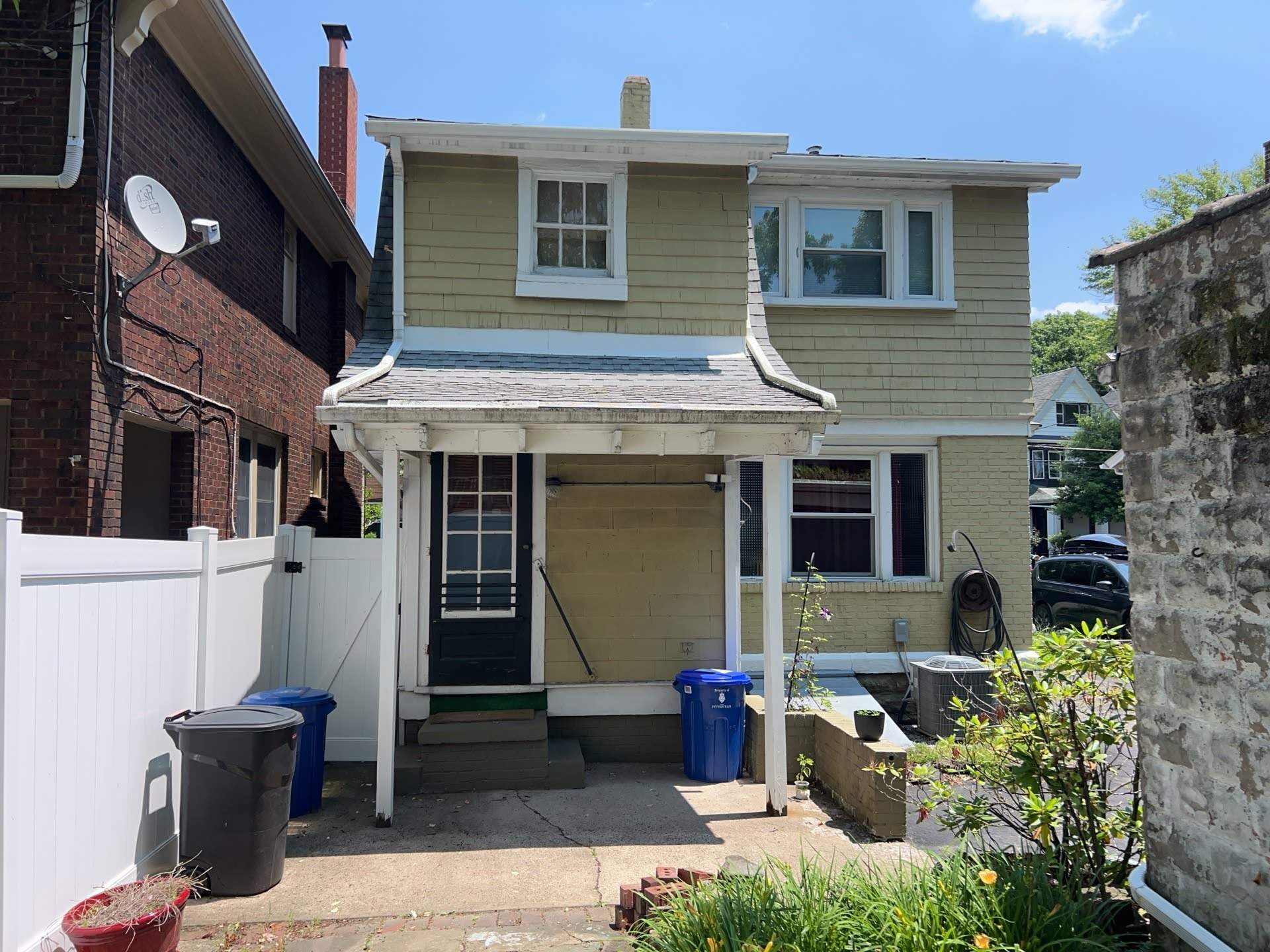 Full House Siding Renovation with Blue Shake Siding in Pittsburgh by Ideal Siding Pittsburgh
