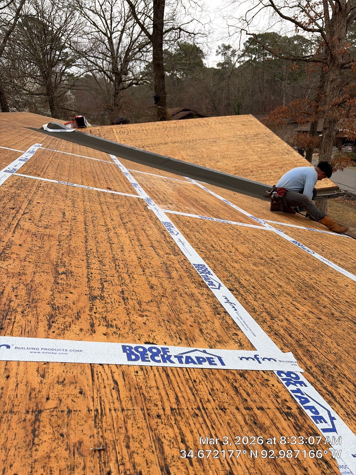 GAF Timberline HDZ Shingle Roof Replacement in Hot Springs Village by Temple Roofing and Exteriors