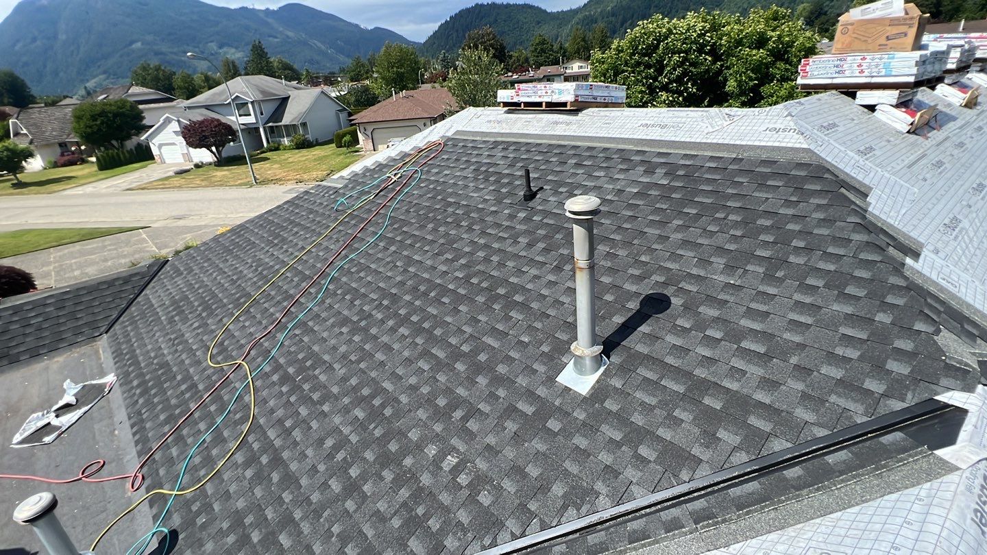 Residential Remodel using GAF Charcoal HDZ by Top Notch Roofing Inc