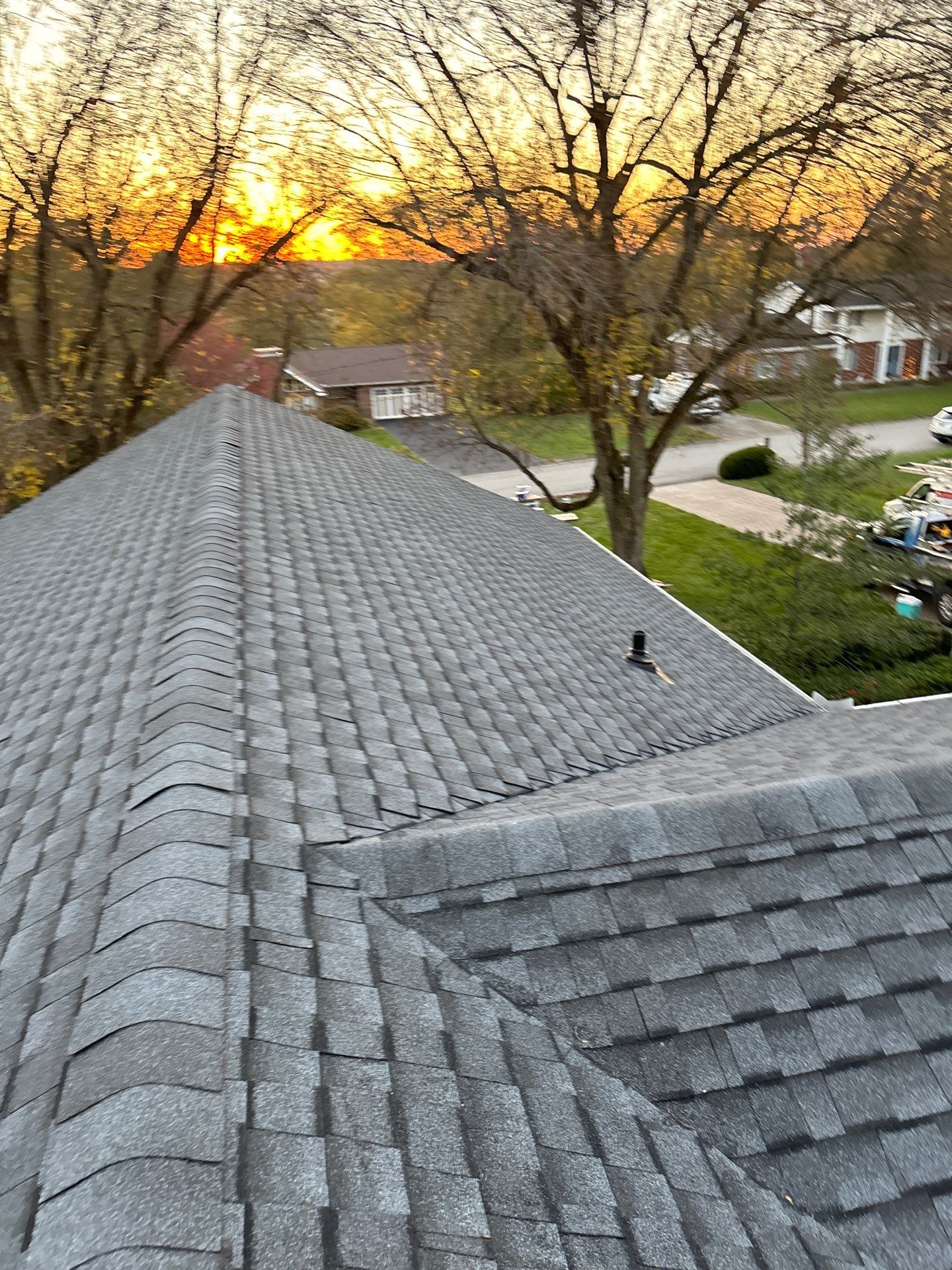 Residential Roofing Installation using Timberline UHDZ Shingles - Pewter Gray by RoofX 