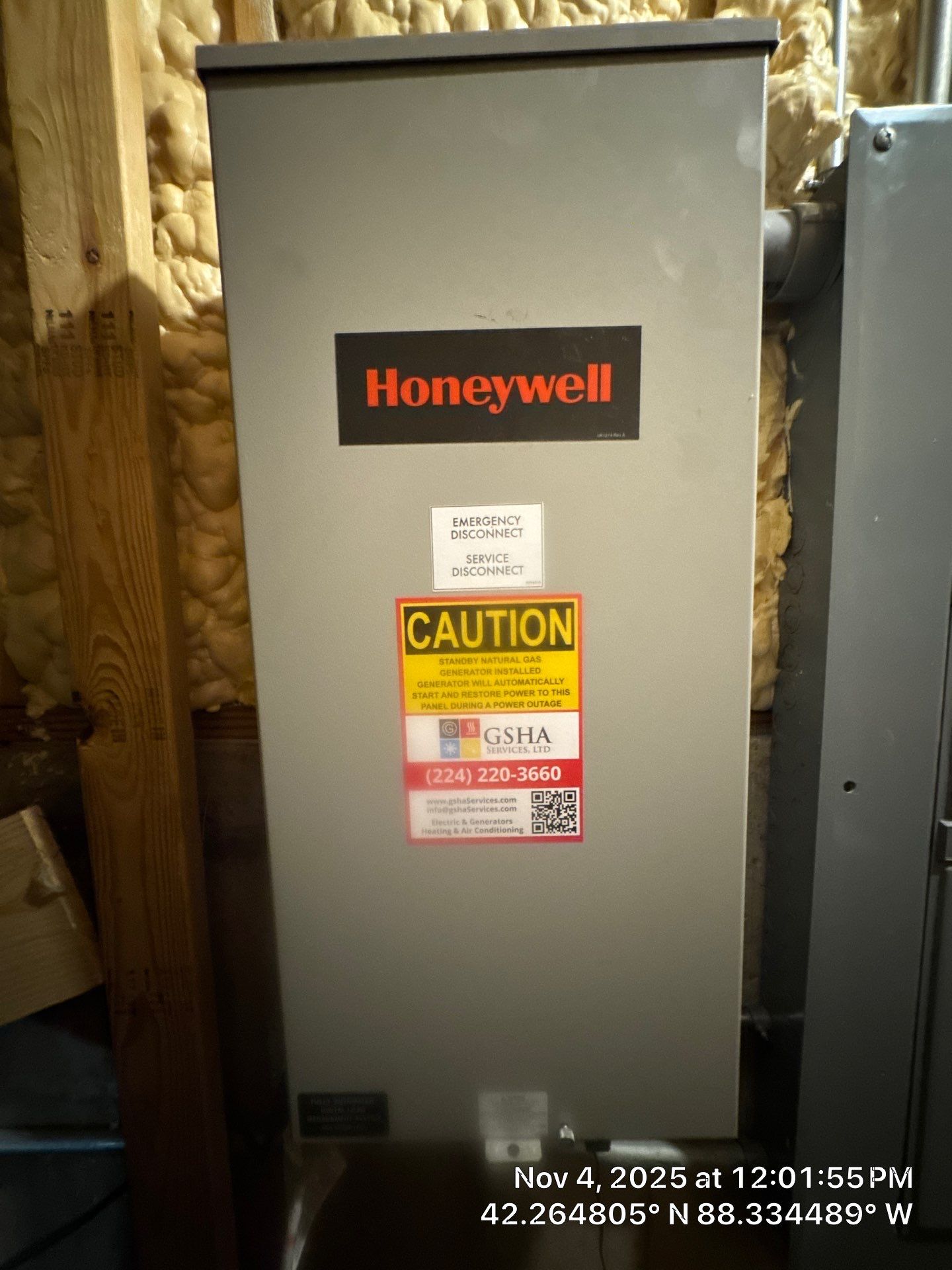 Honeywell 22kW Standby Generator Maintenance – Crystal Lake, IL | GSHA Services, LTD by GSHA Services LTD