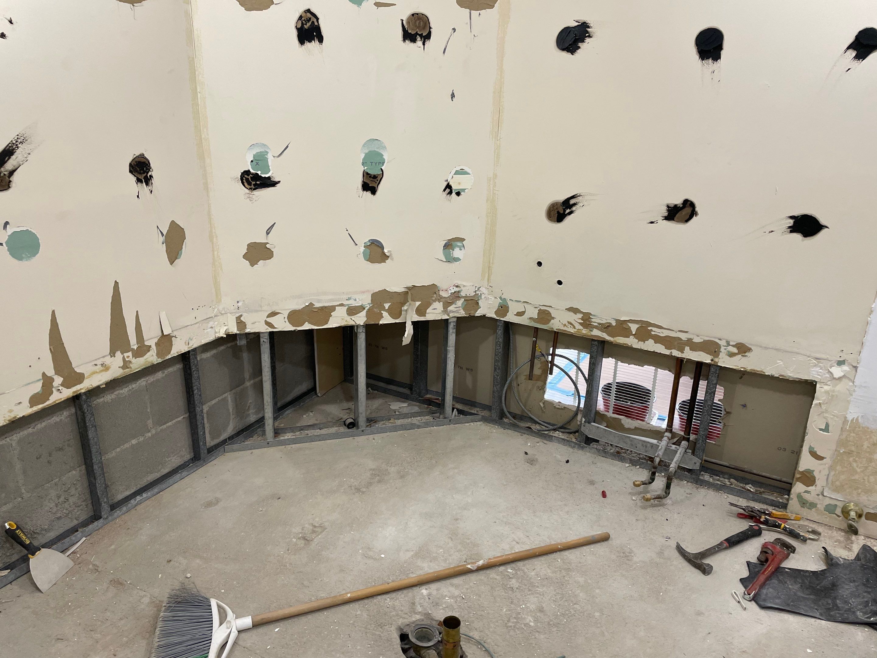 Bathroom Remodel using Tile by Home Concepts Construction