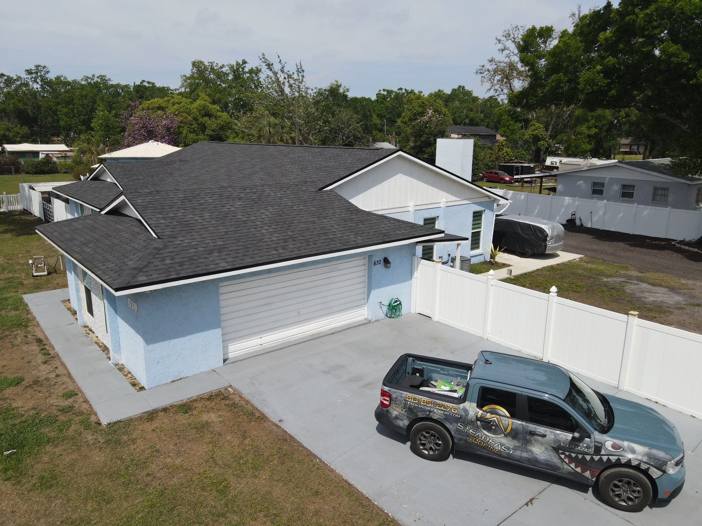 Roof replacement in Brandon FL, by Steadfast Roofing