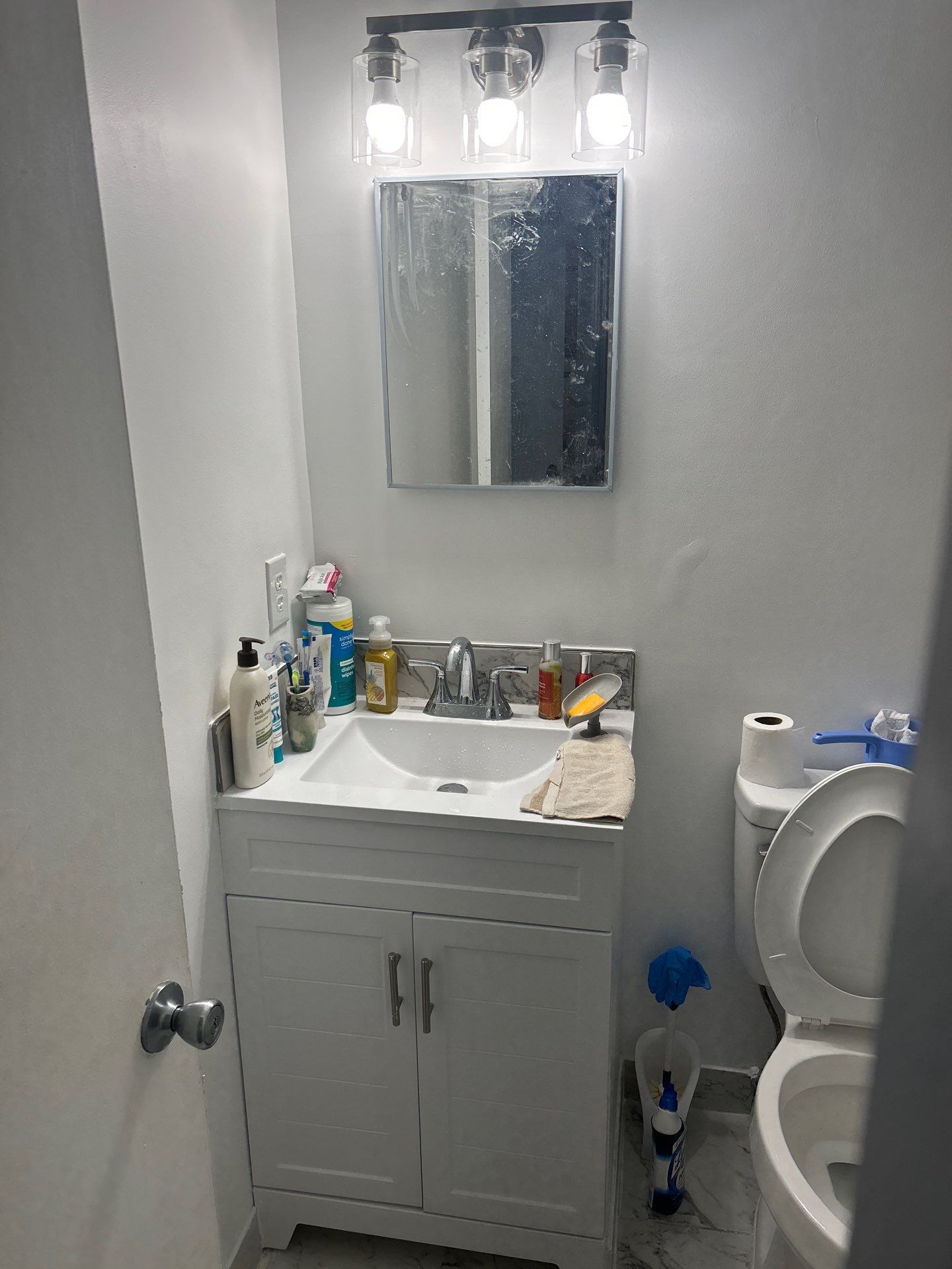 Dual Bathroom Makeover by urban green energy llc