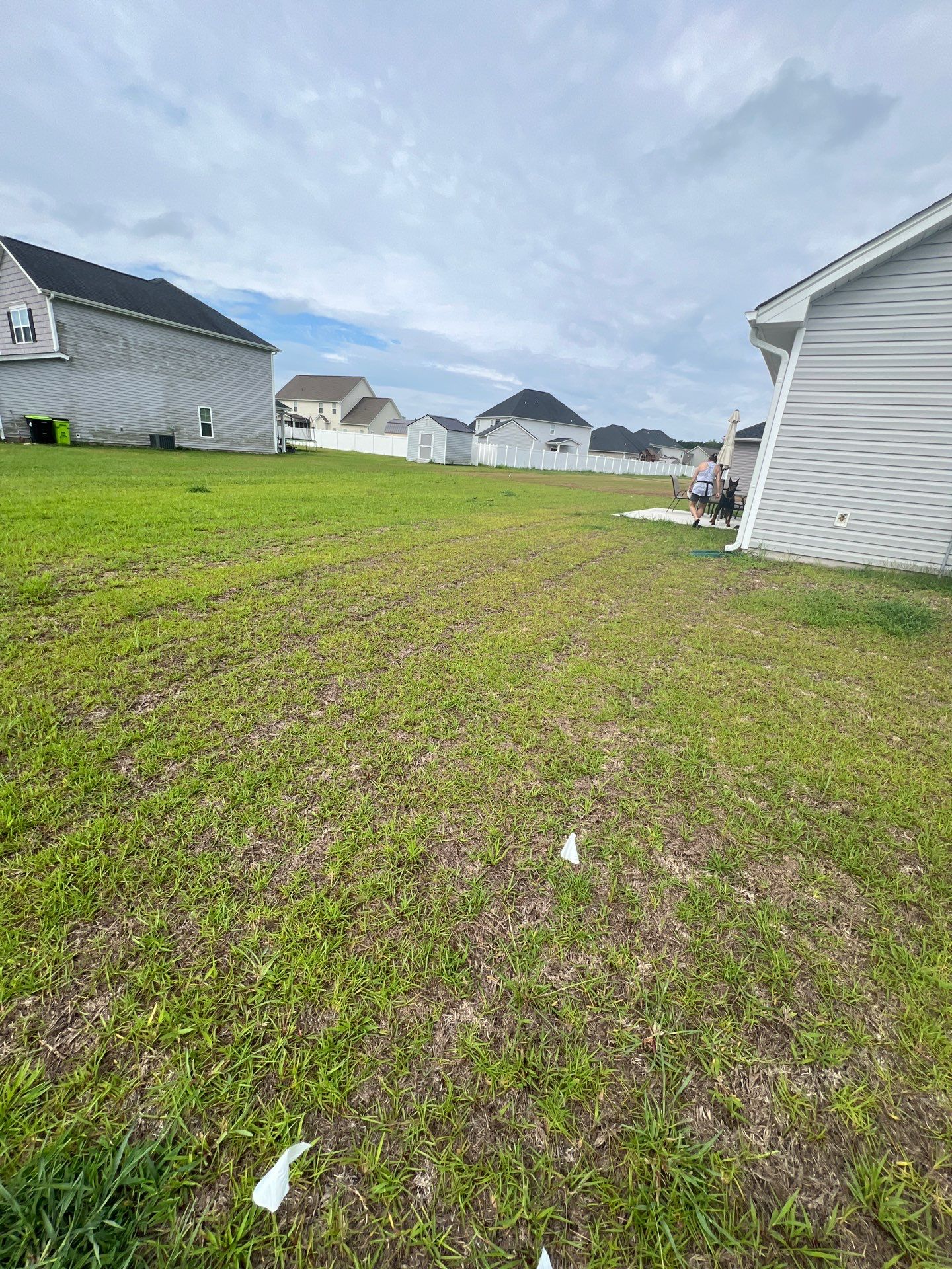 Hamilton Vinyl Privacy Project in Grimesland by Superior Fence and Rail