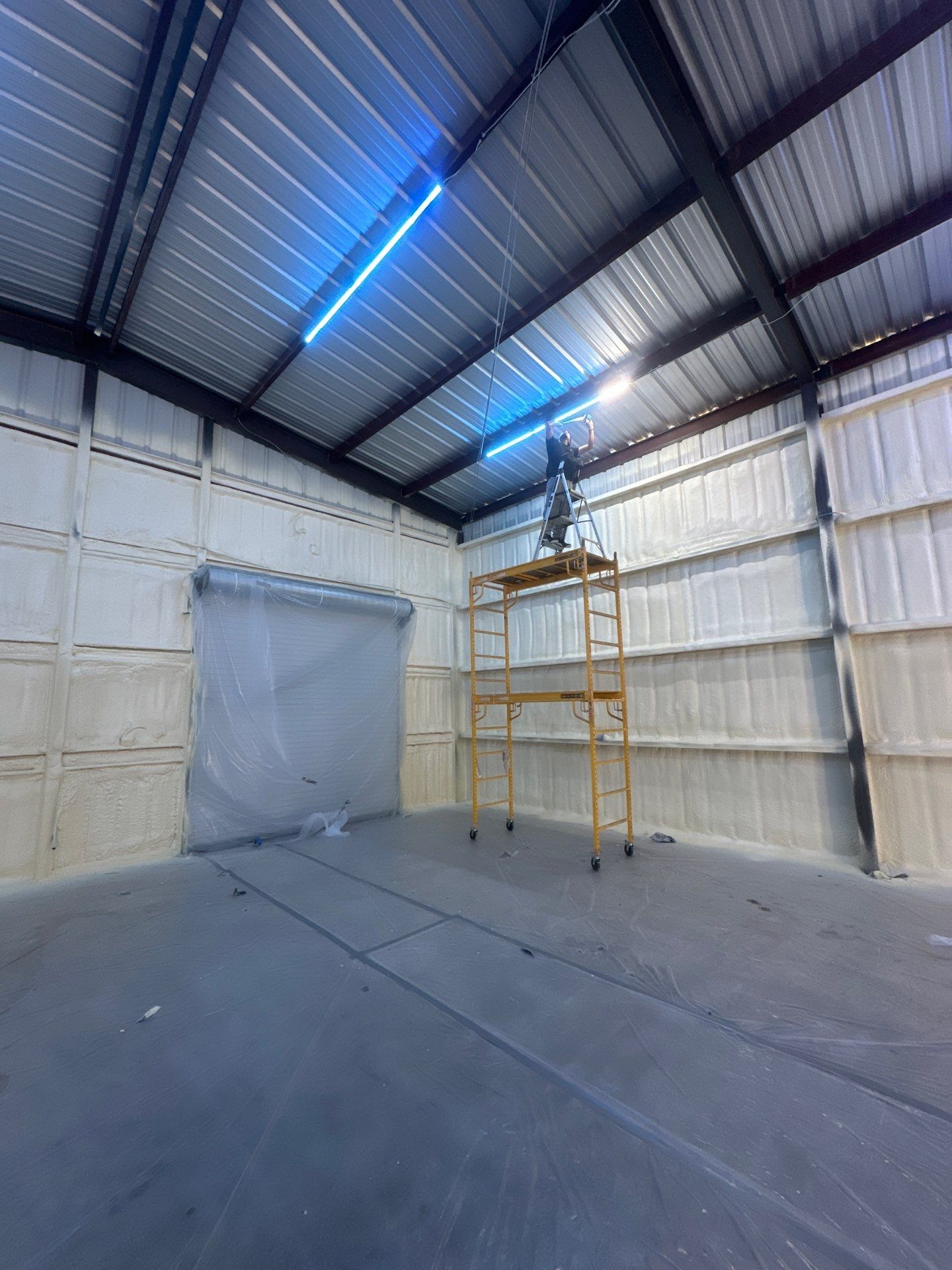 2" close cell metal shop by Apex Insulation Solutions