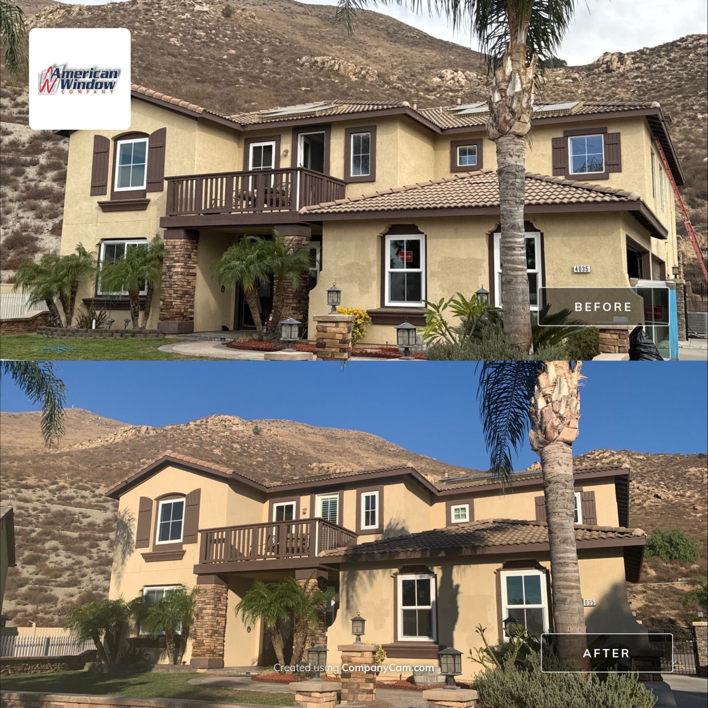 Window Installation using Milgard by American Window Company
