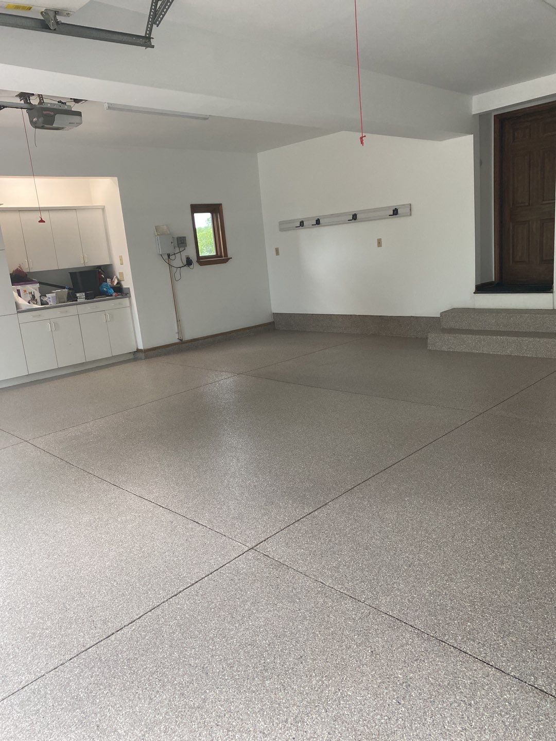 Garage Floor using Fieldstone by Your1DayFloor.com