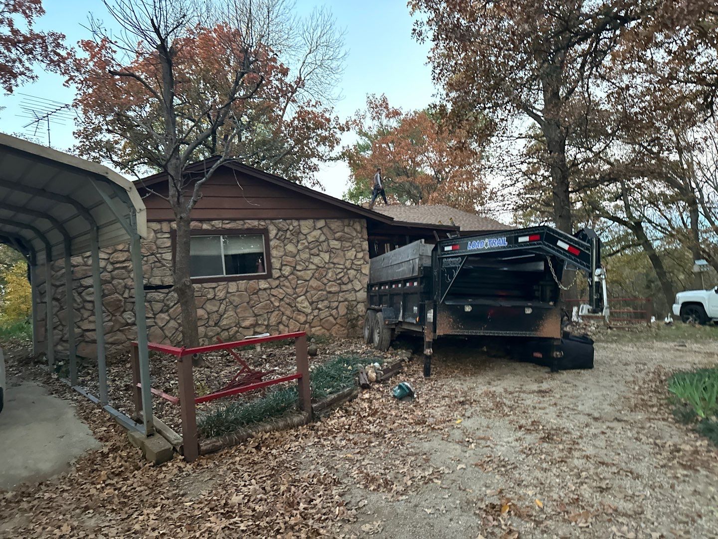 Porch Repairs and a Roof Replacement by BANA Roofing and Solar Supply