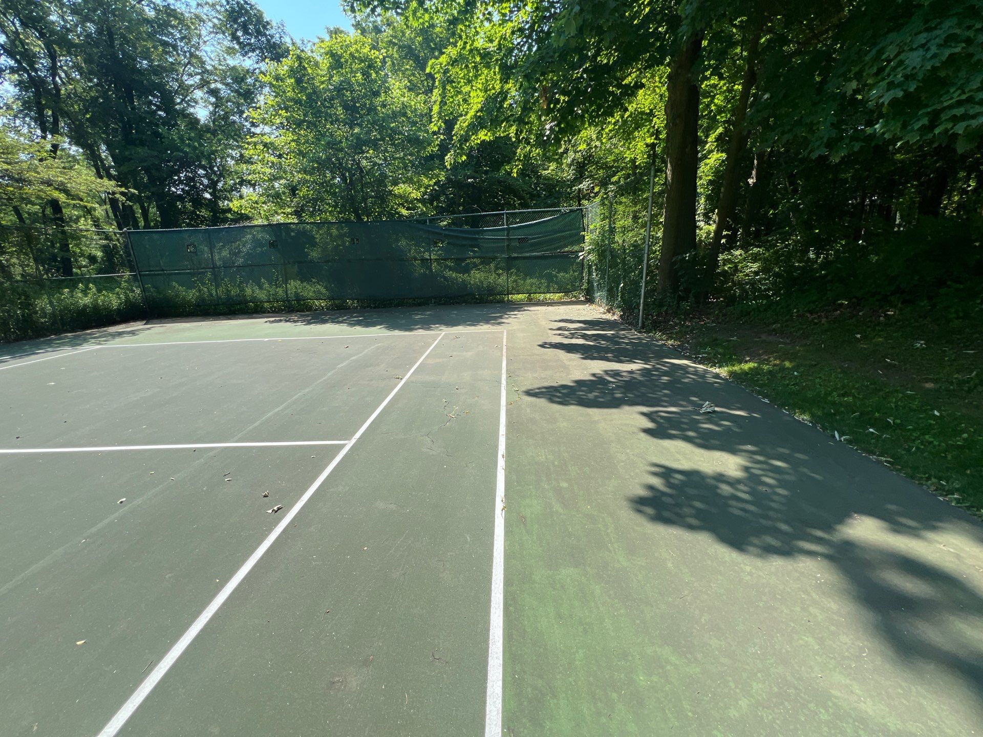 Deck, Patio, and Tennis Court Cleaning by Northern Power Washing LLC.
