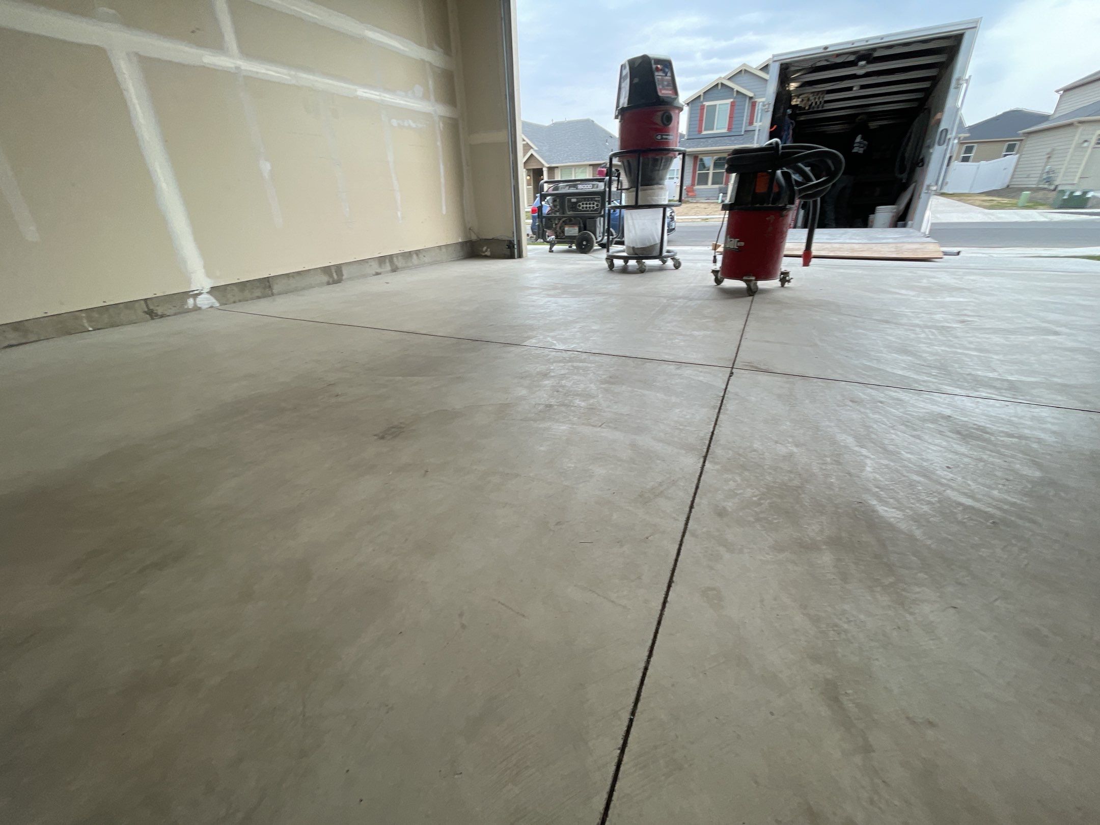 Garage Transformation using Domino by Croc Coatings, LLC