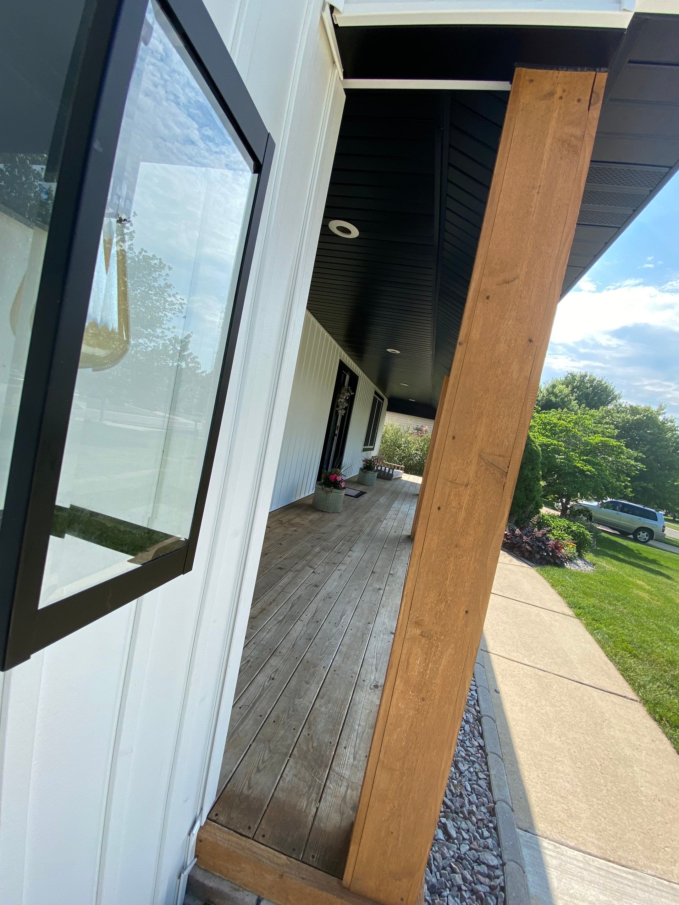 Siding installation by Kraz Construction