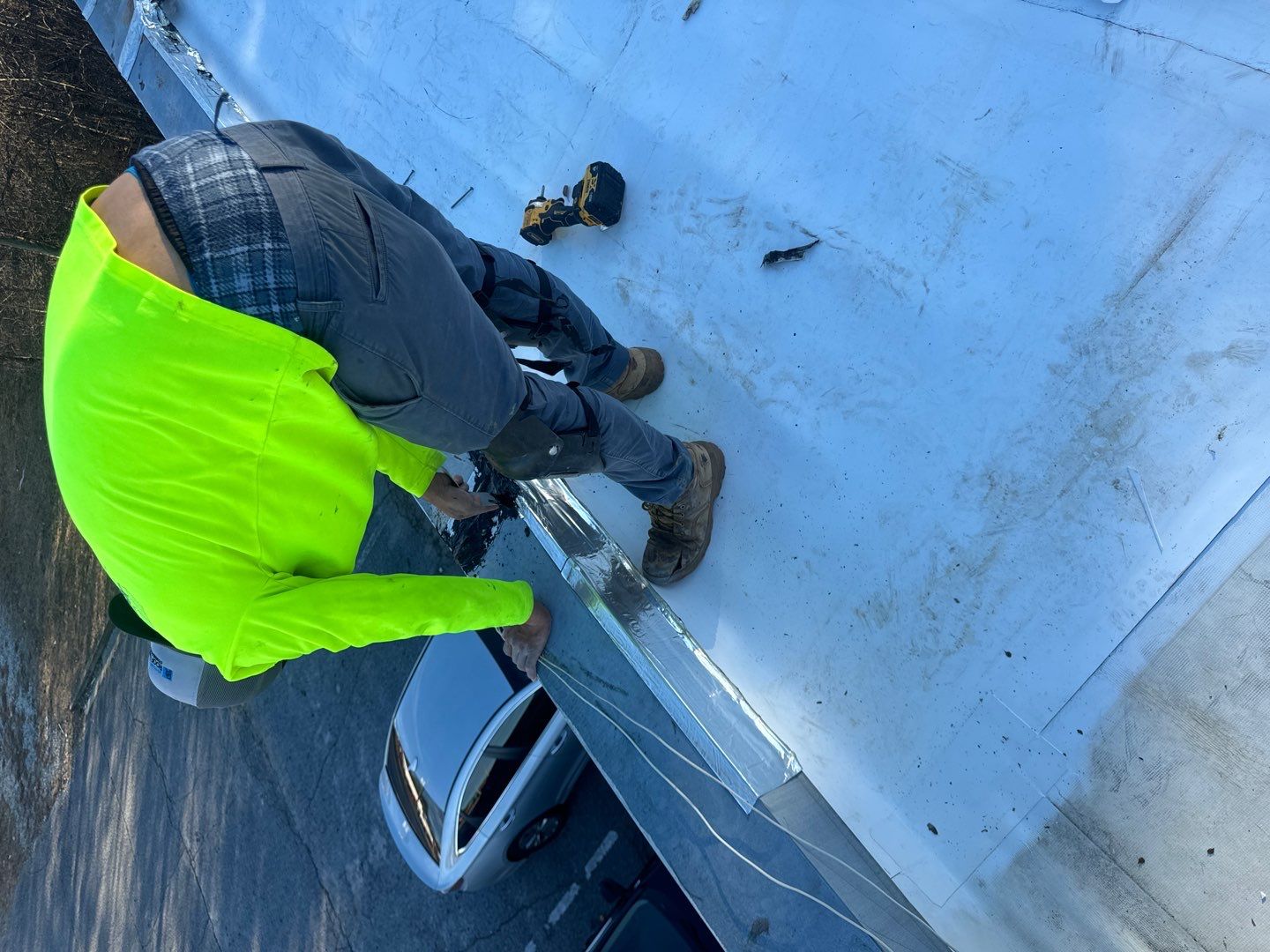 Commercial Roofing Repair using GAF EVERGUARD TPO 60 Mil by Mosaic Roofing Company