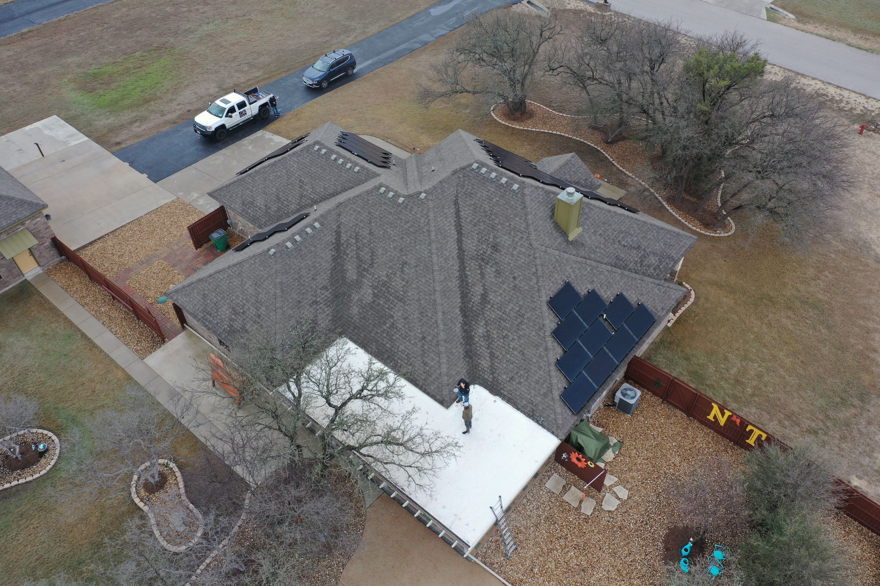 Residential Roof Replacement with Owens Corning - Duration - Sedona Canyon by Action Exteriors Austin