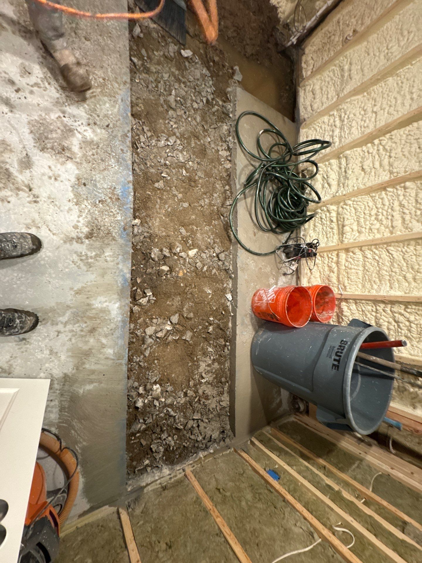 Basement Bathroom & Exterior Drainage by Chagnon Building & Remodeling LLC