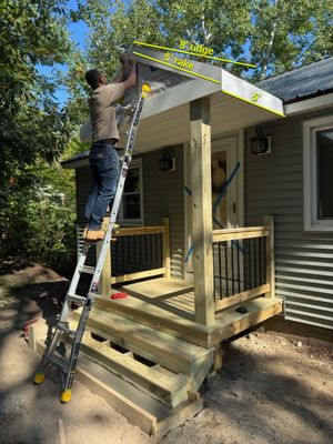 Siding & Front Entry Deck in Wolfeboro, NH
