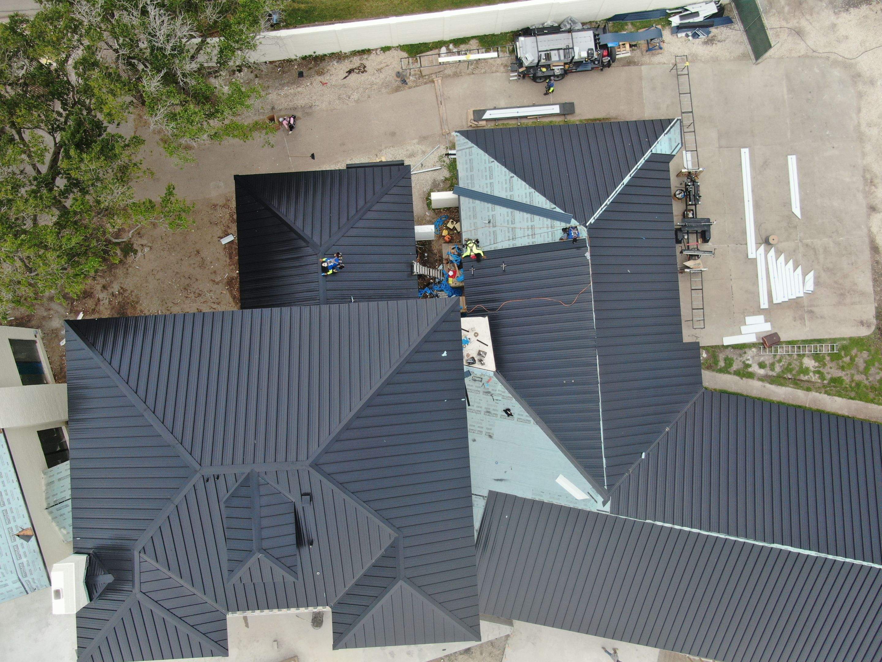 Megalodon Metal Roof on Corpus Bay by Bayfront Roofing and Construction
