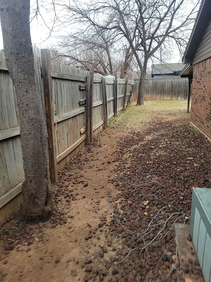 Fence , Concrete Pads , and Tree Removal by Clays Services Inc