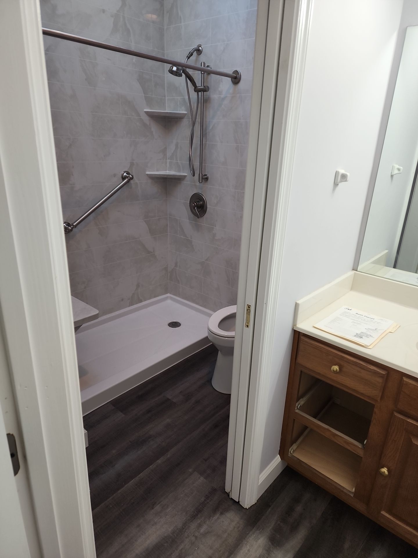 Tub to Shower w Skylight by BathPlanet SW Virginia