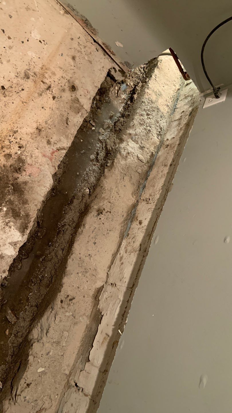 Solving a One-Wall Water Issue in St. Paul by Waterproofing Northeast
