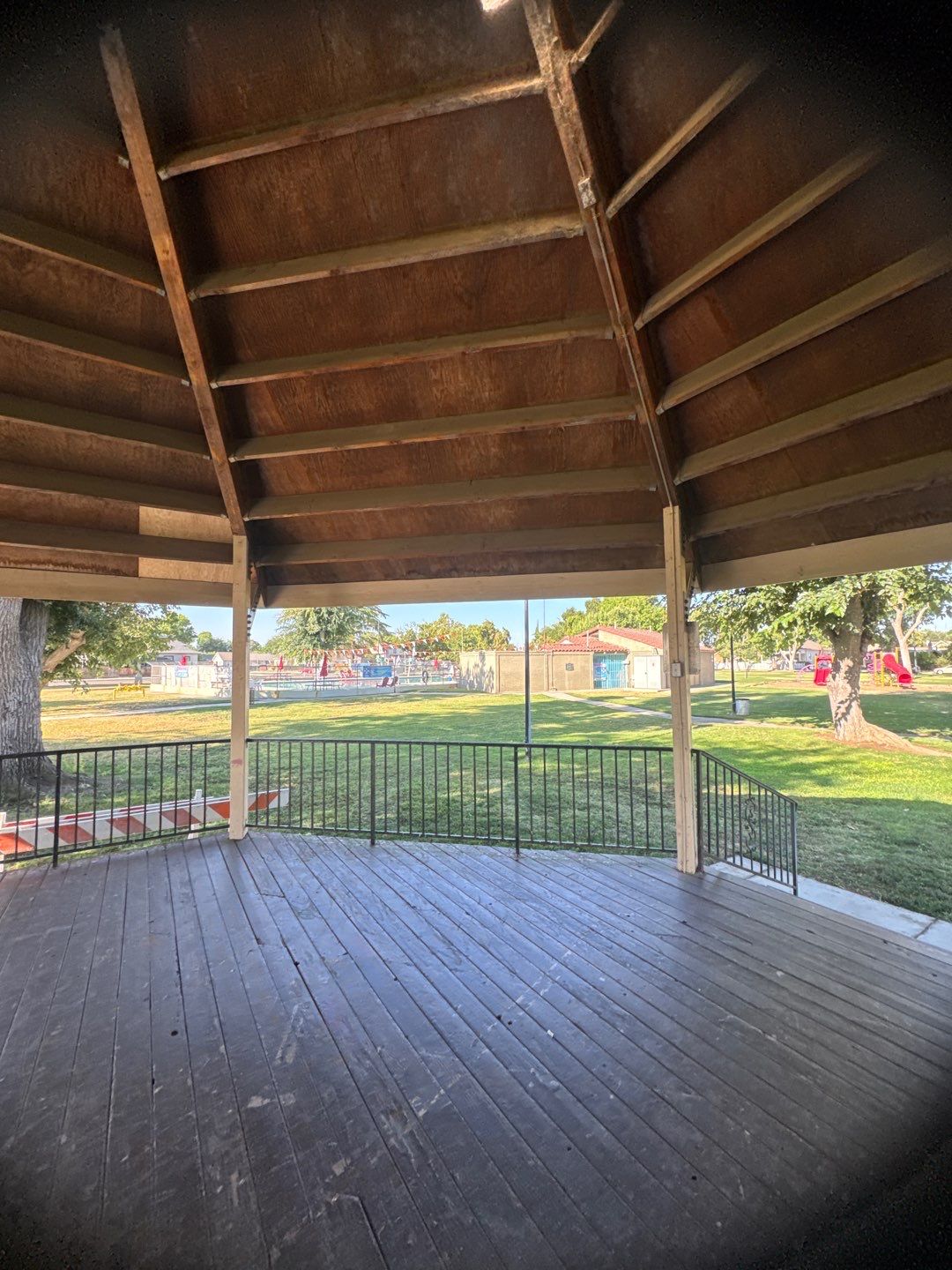 City of Gustine Gazebo project by Straight Edge Roofing Inc