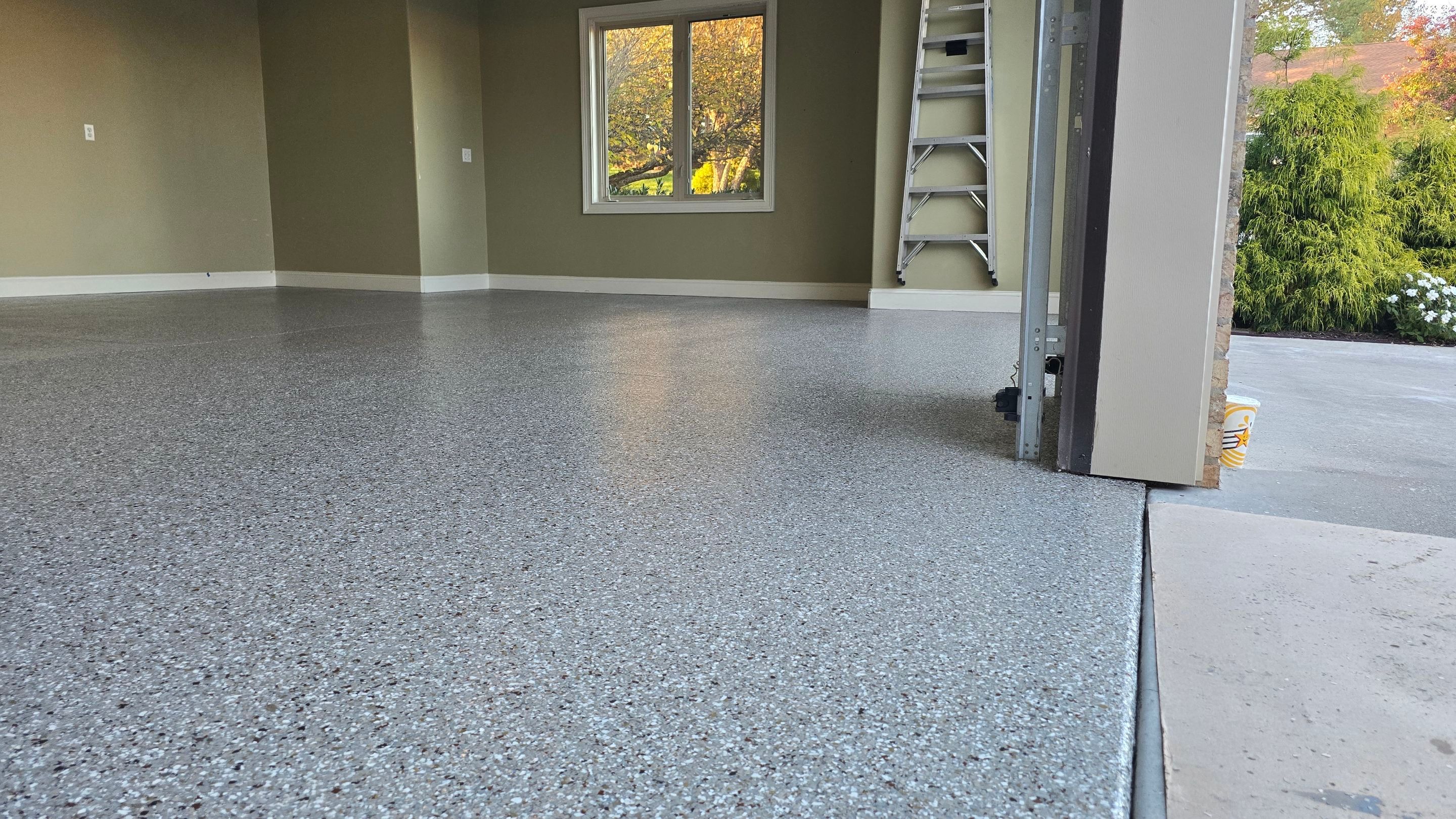 Garage using Creekbed by Elite Floor Solutions