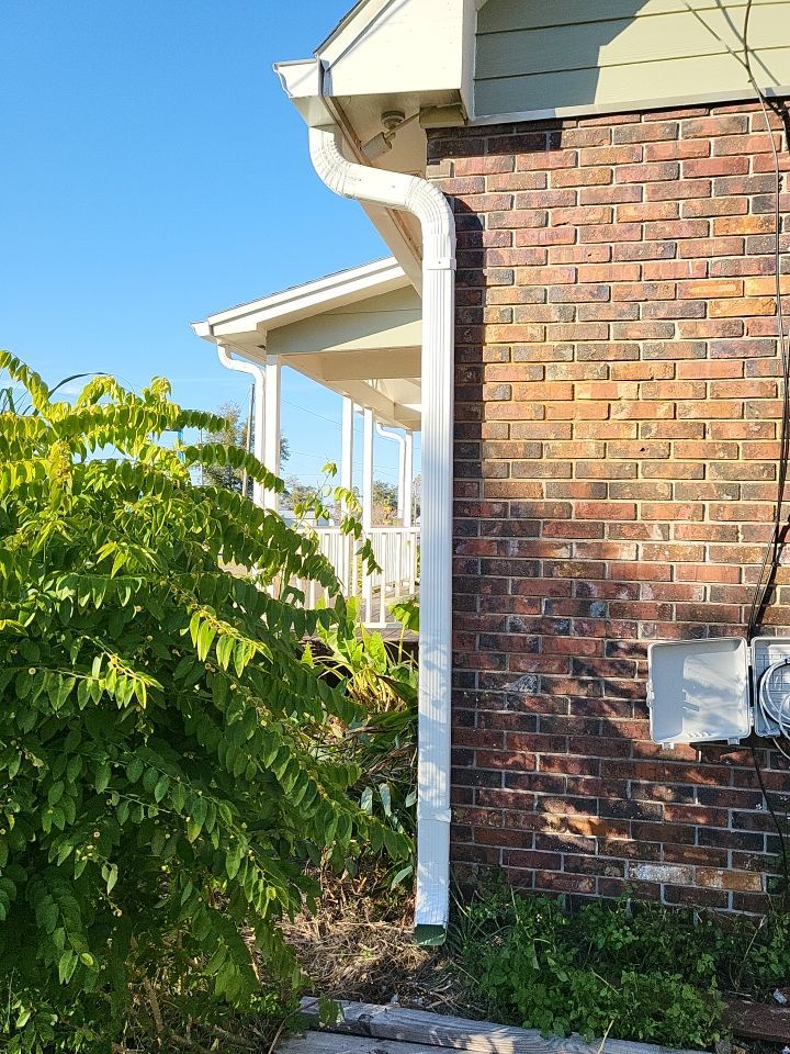 Gutter Installation using K-Style Seamless Gutters by Gutter Professors