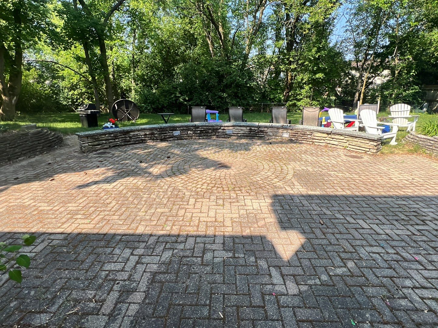 Brick paver clean, sand and seal. using Surebond SB-1300 by Northern Power Washing LLC.