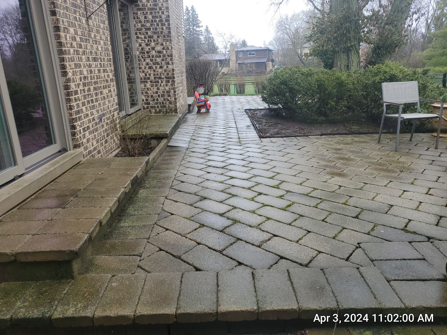 Brick paver clean, sand and seal.  using Surebond SB-1300 by Northern Power Washing LLC.
